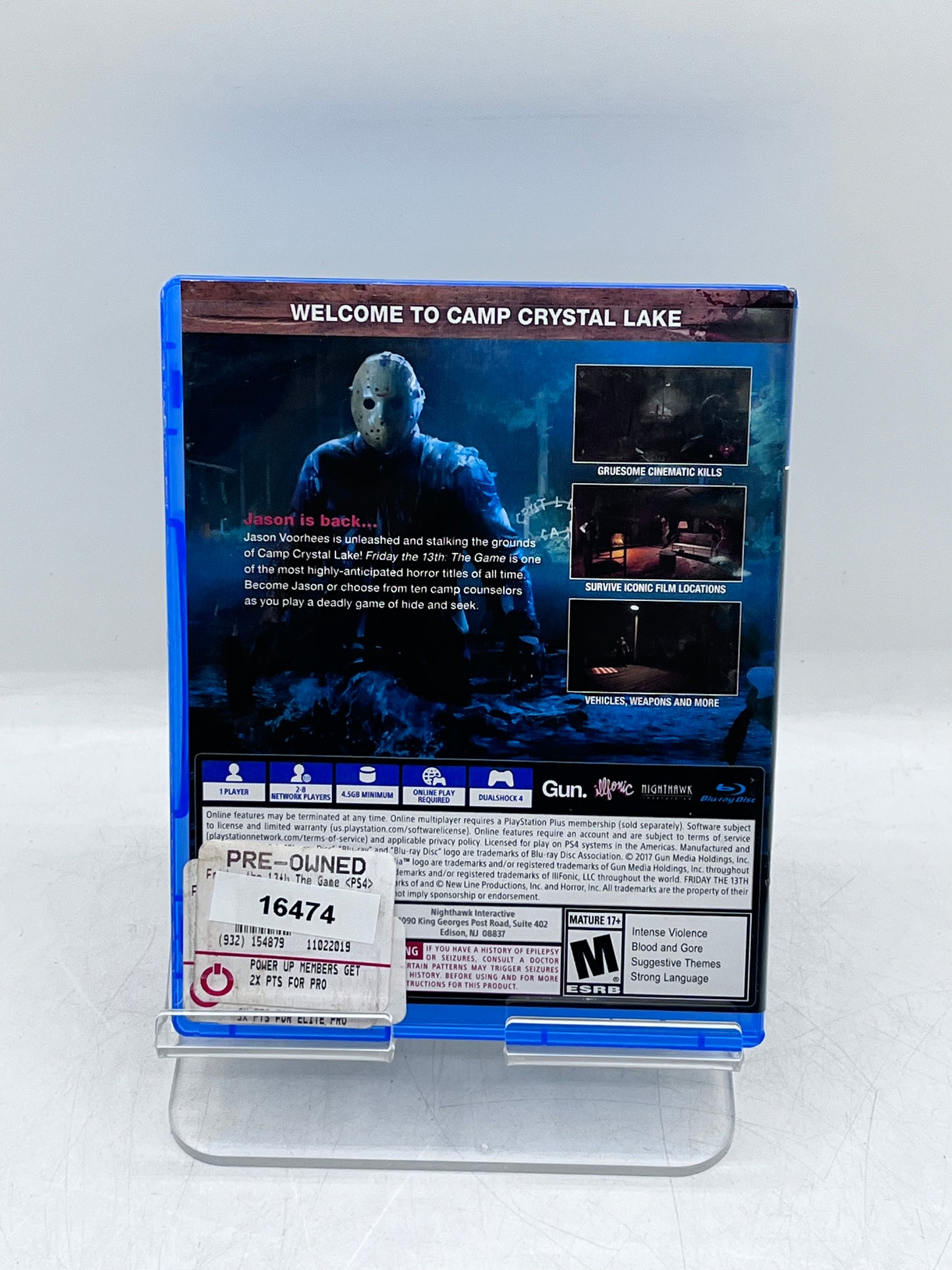 Friday The 13th: The Game - PlayStation 4 PS4 Video Game