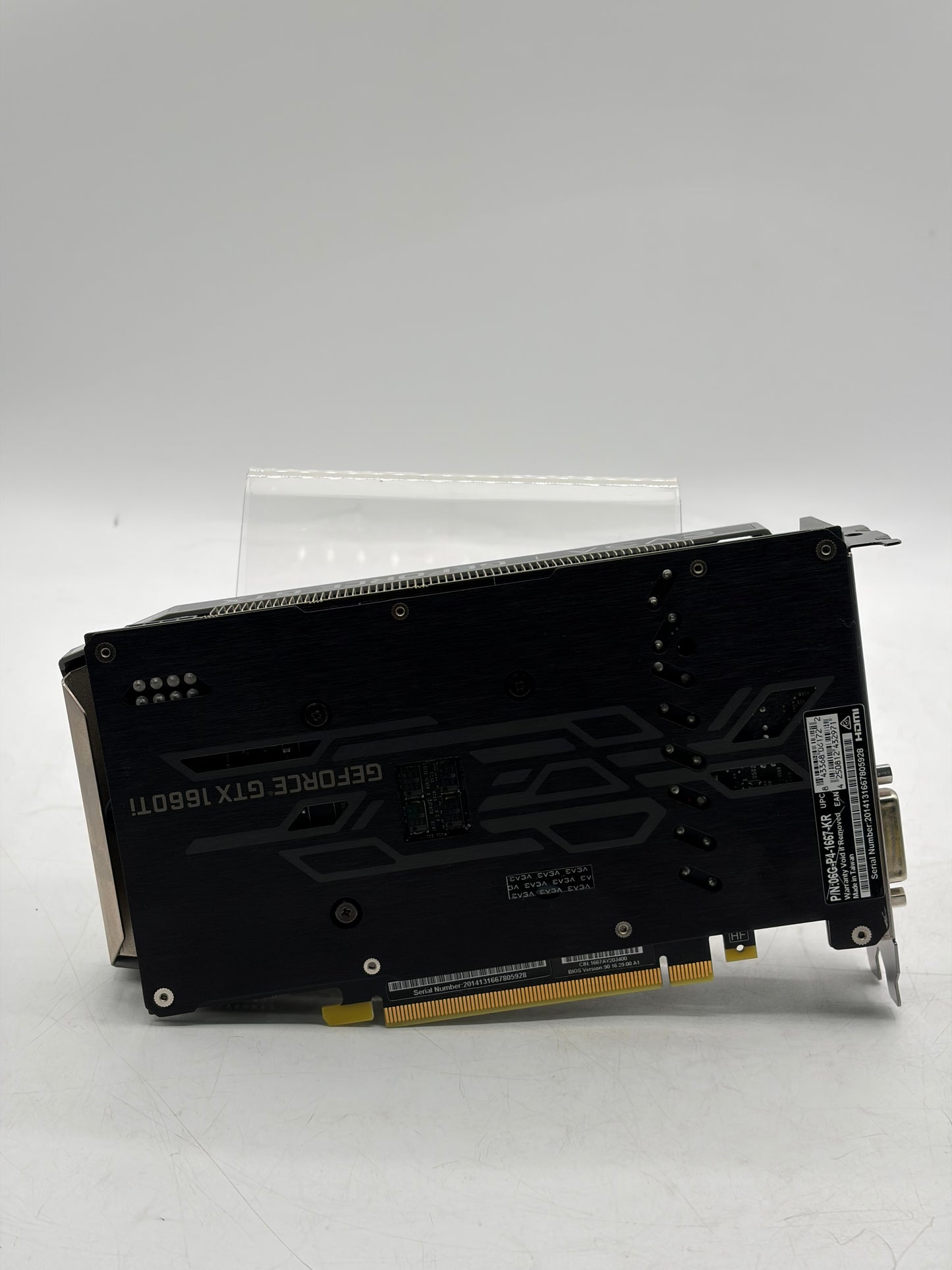 EVGA 06G-P4-1667-KR GeForce GTX 1660 Ti 6 GB GDDR5 Graphic Card Tested & Working