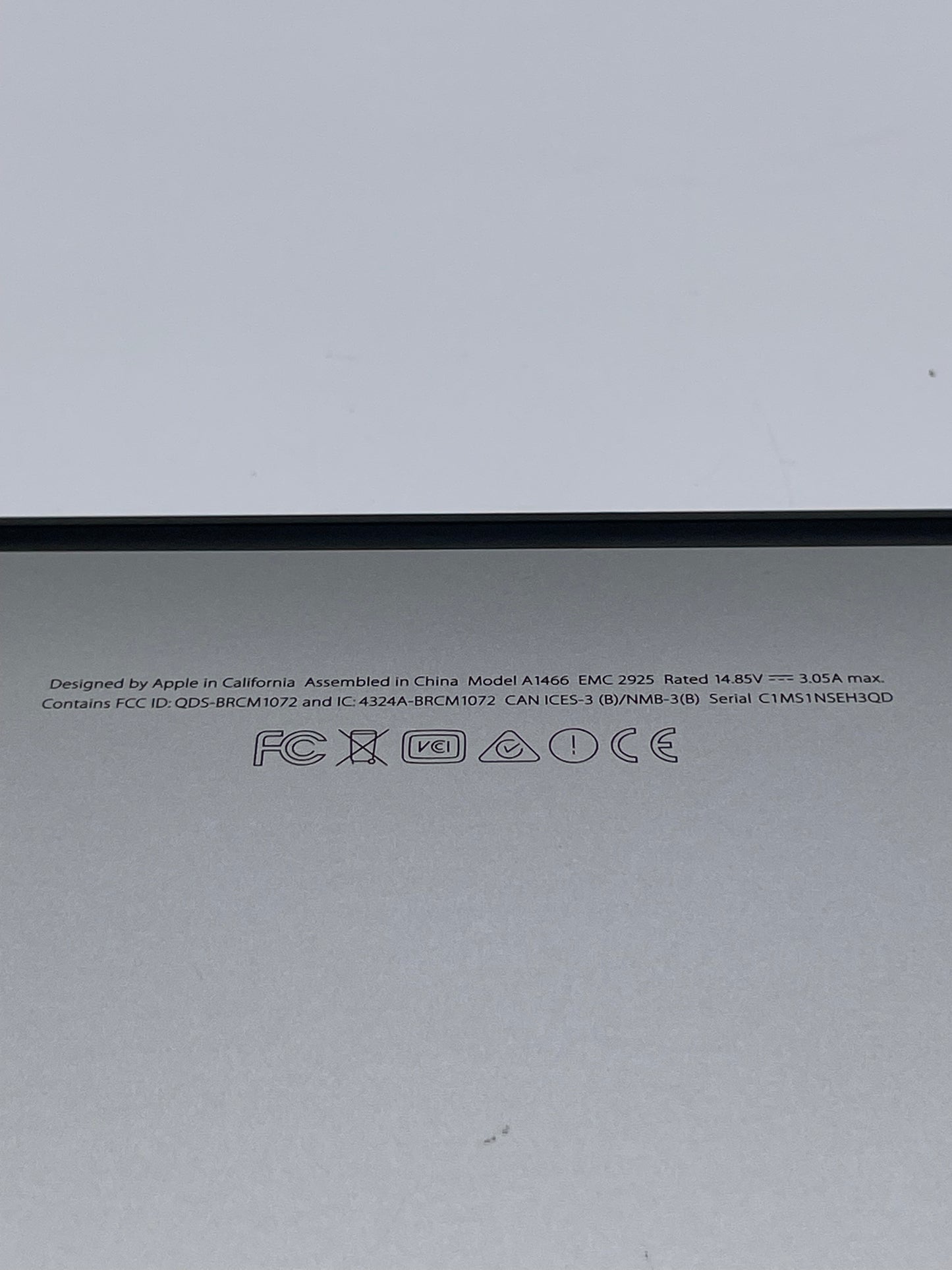 Apple MacBook Air 13" A1466 2015 - Silver, i5, 8GB RAM, 128GB SSD, Used