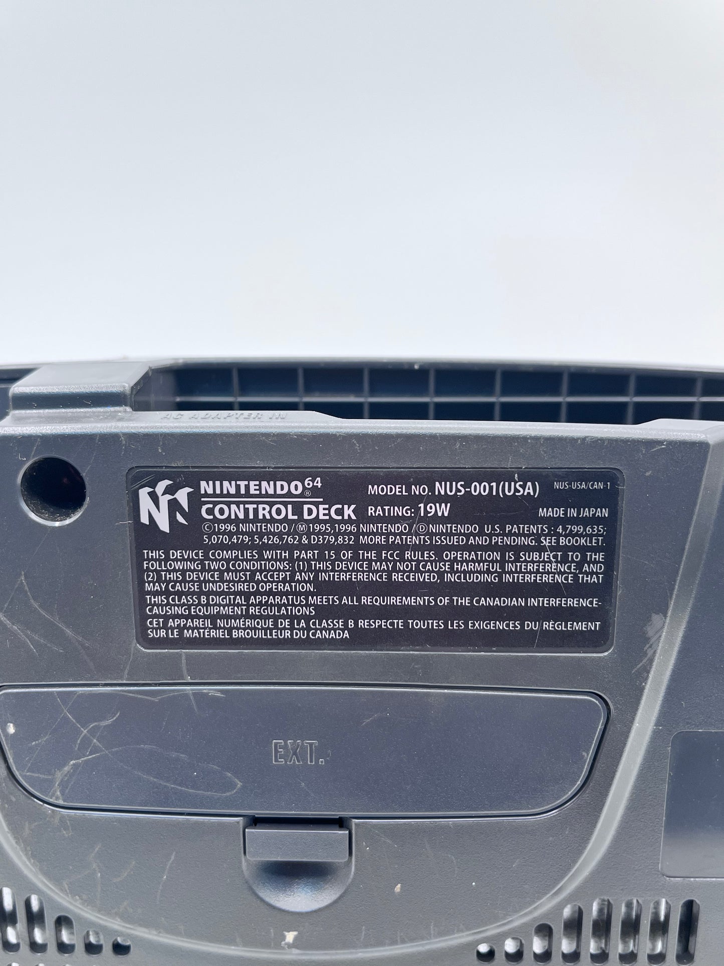 Nintendo 64 N64 (NUS-001) 1996 Console with HDMI Cable - Gray