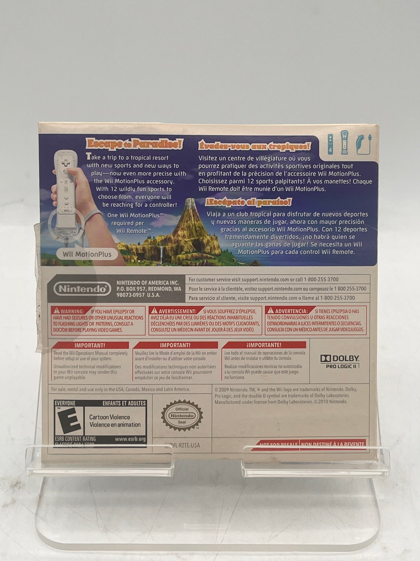 Nintendo Wii Sports Resort Video Game