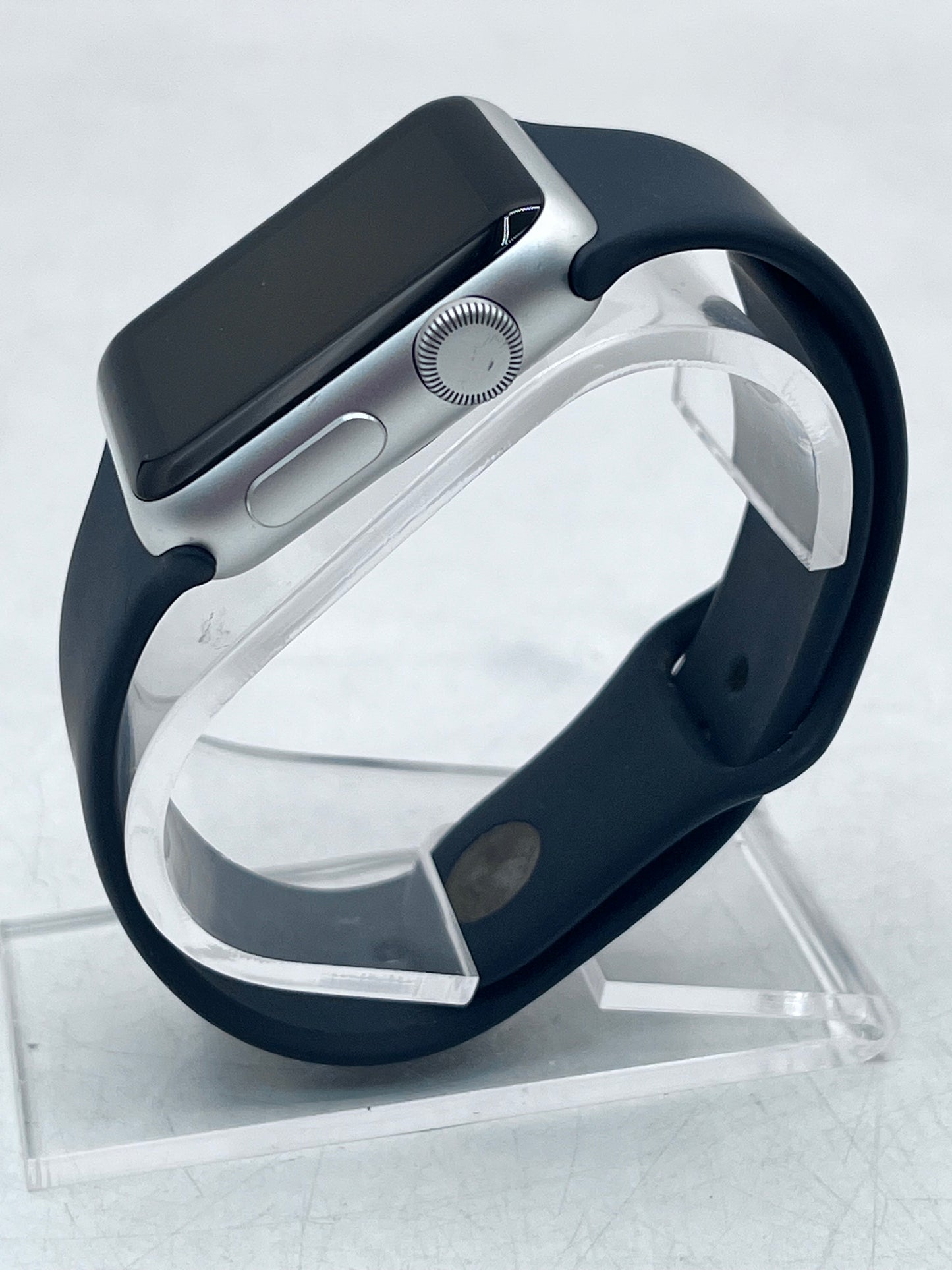 Apple Watch Series 1 38mm Aluminum Case Black Sport Band MP022LL/A