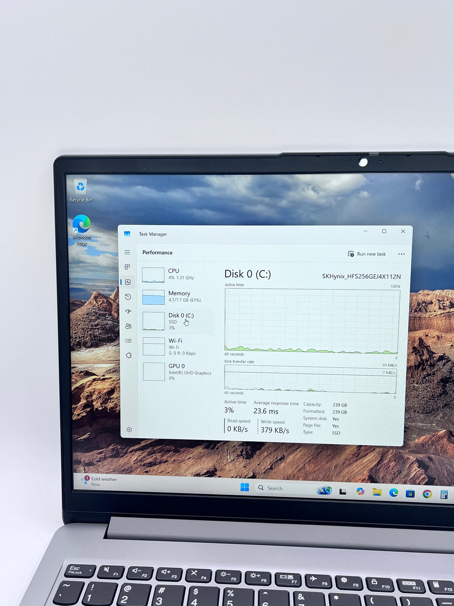 Lenovo Ideapad 1 15IAU7 15.6" i3-1215U 1.2GHz 8GB RAM 256GB SSD