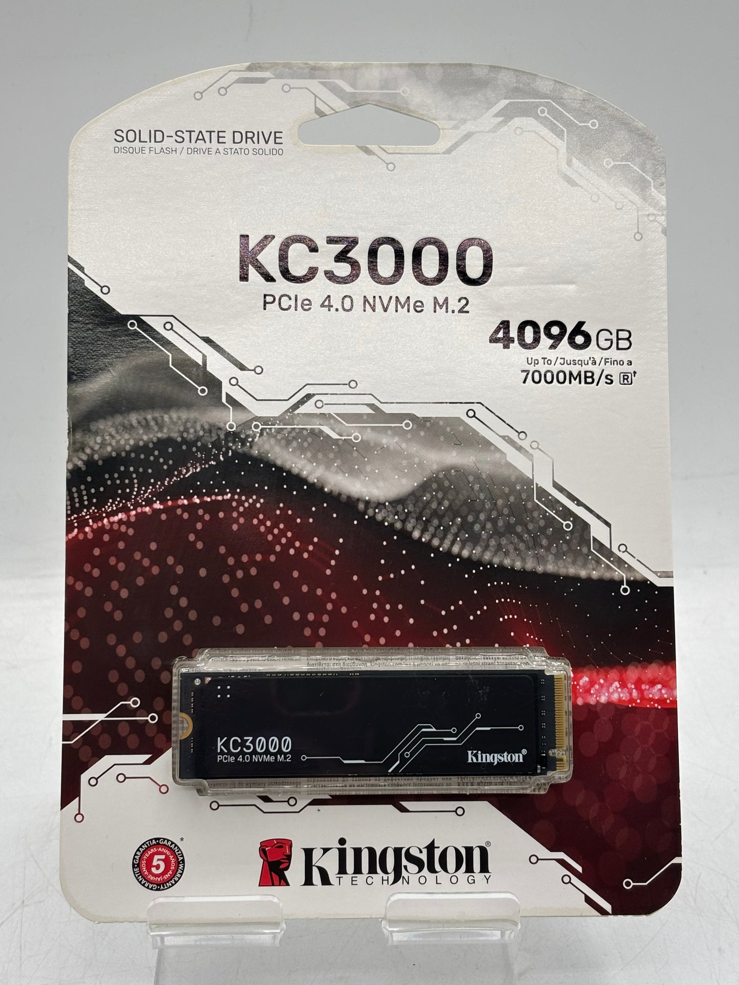 NEW IN BOX Kingston KC3000 4TB M.2 2280 PCIe 4.0 x4 NVMe 3D TLC SKC3000S