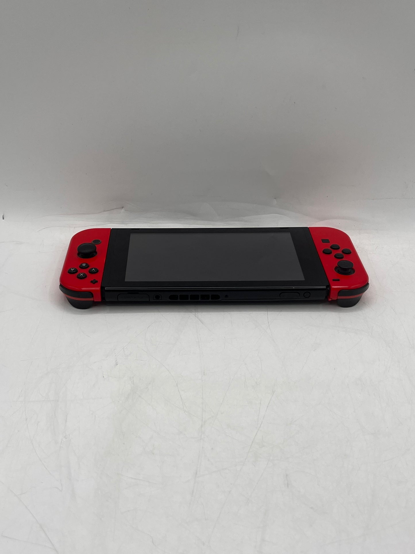 Nintendo Switch HAC-001-01 2019 32GB Video Game Console Black with Red Joy-Cons Parts