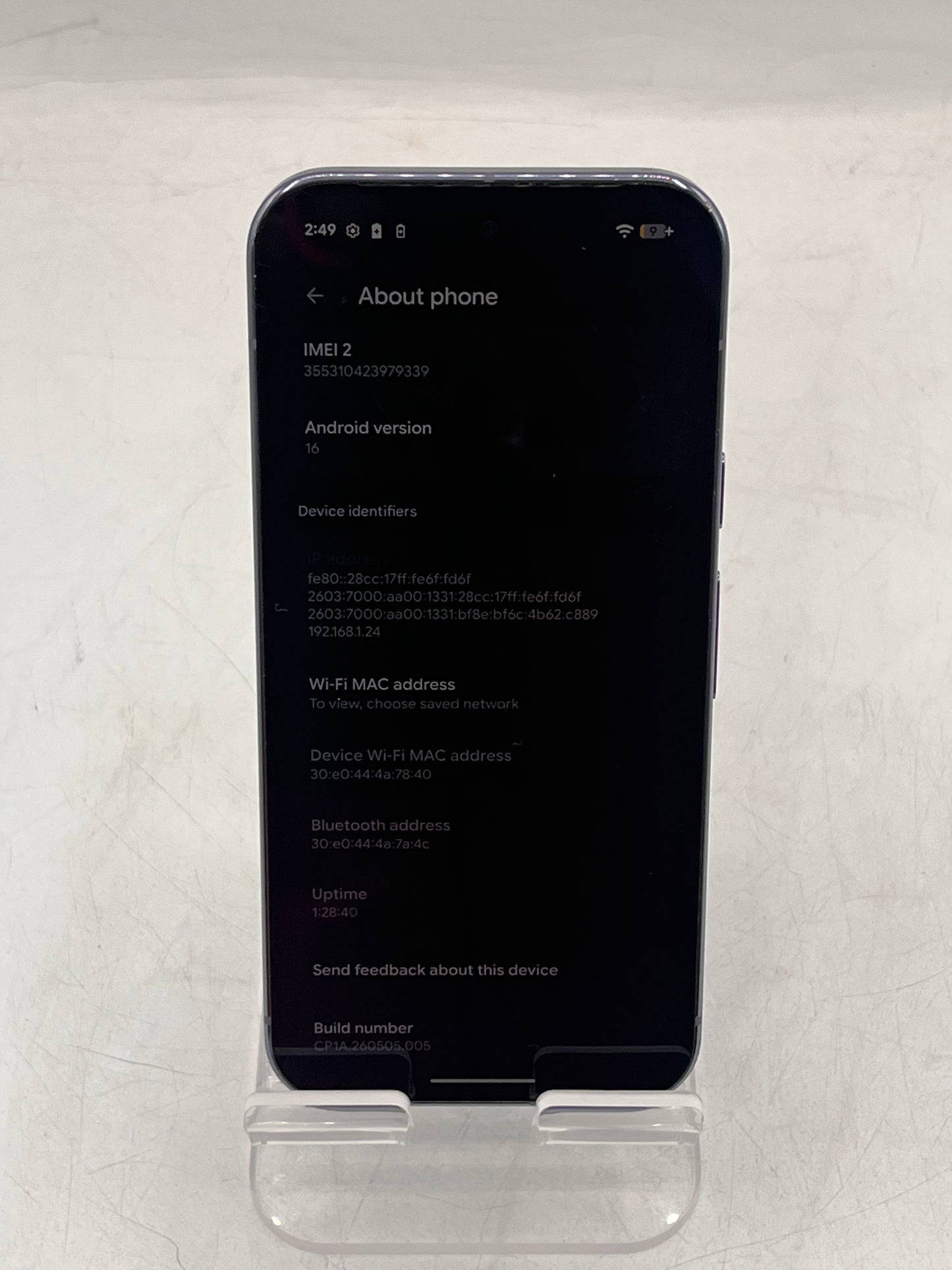 Unlocked Google Pixel 10 Pro 128GB Smart Phone Moonstone
