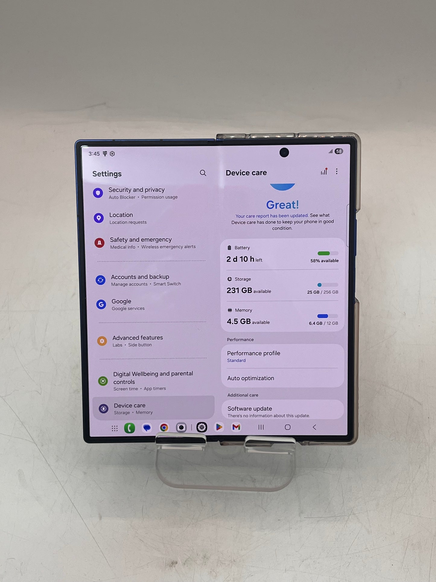 T-Mobile Samsung Galaxy Z Fold 7 256GB Smart Phone Blue