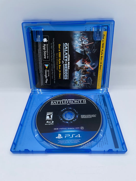 Playstation 4 Game - Star Wars Battle Front II , Used With Box, Free Shipping