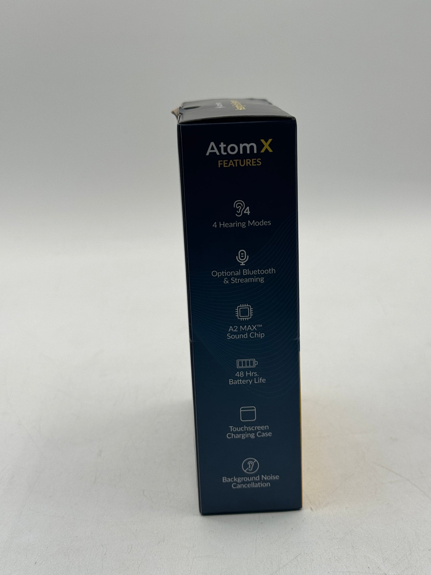 Audien Hearing ATOM X -Rechargeable OTC Hearing Aids - Brand New Free Shipping