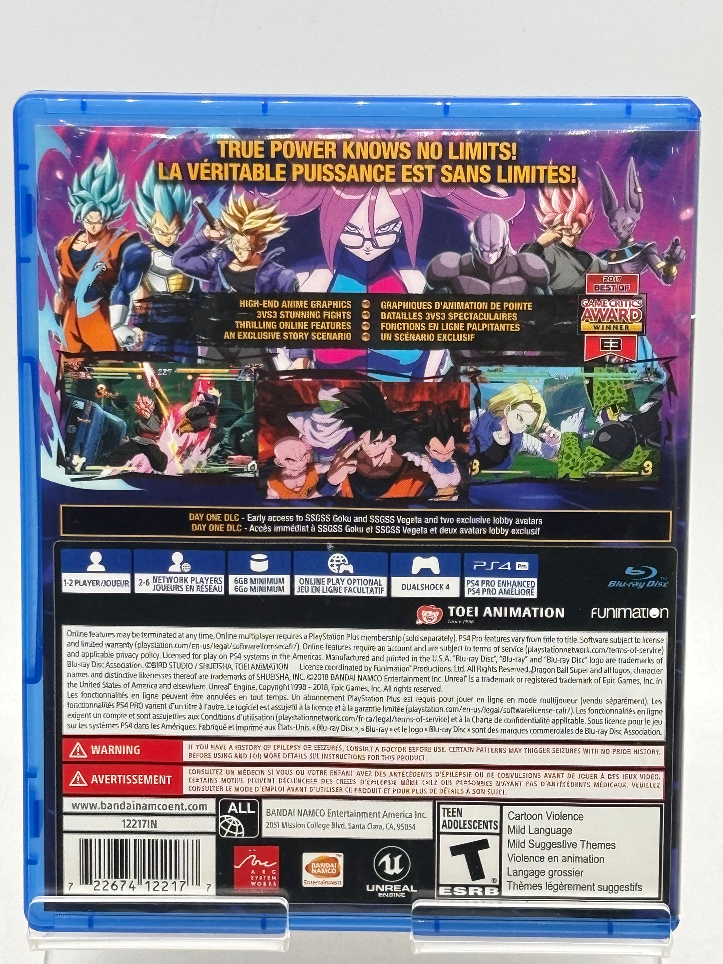 Dragon Ball FighterZ, PlayStation 4 (FREE SHIPPING)