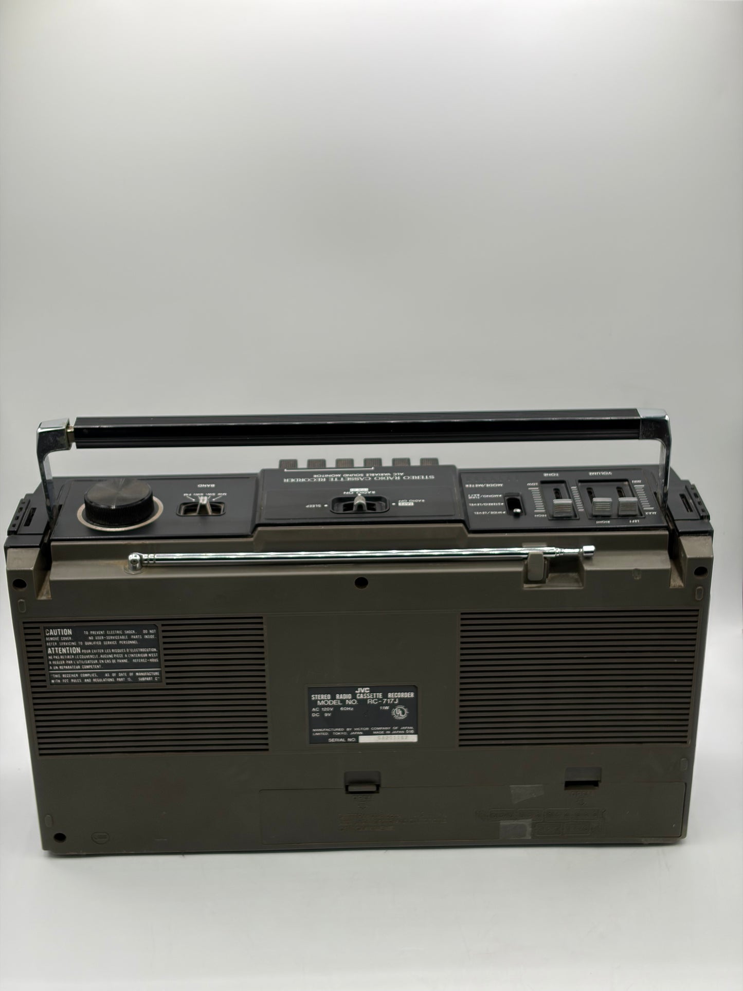 JVC Stereo Radio Cassette Recorder RC-717 J