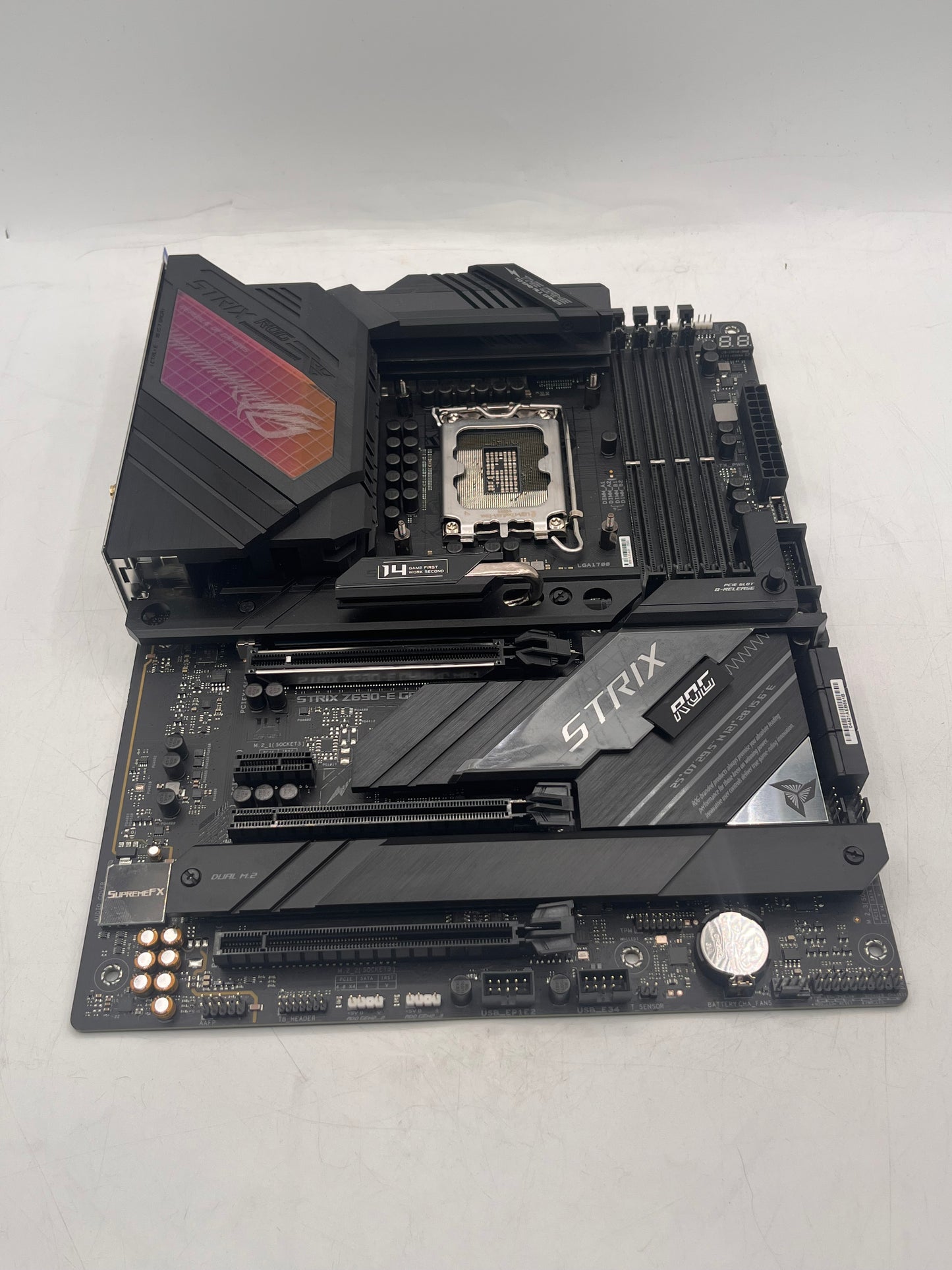 ASUS TUF GAMING Z690-PLUS WIFI D4 LGA 1700 DDR4 Motherboard - Black