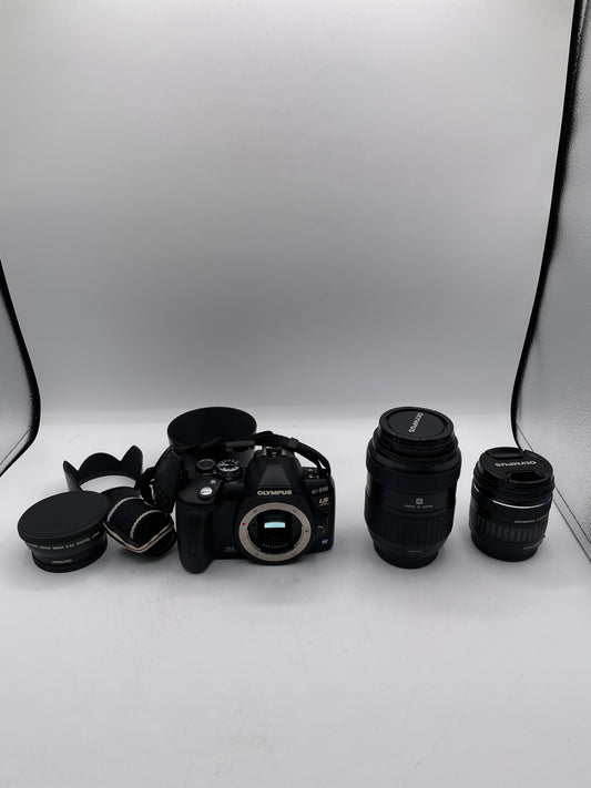 Olympus E-510 Digital Camera with 14-42mm & 40-150mm Lenses - Used