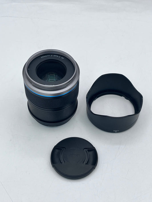 SIRUI Auto Focus Lens 33mm f/1.2 - Fuji X Mount, Black Carbon Fiber