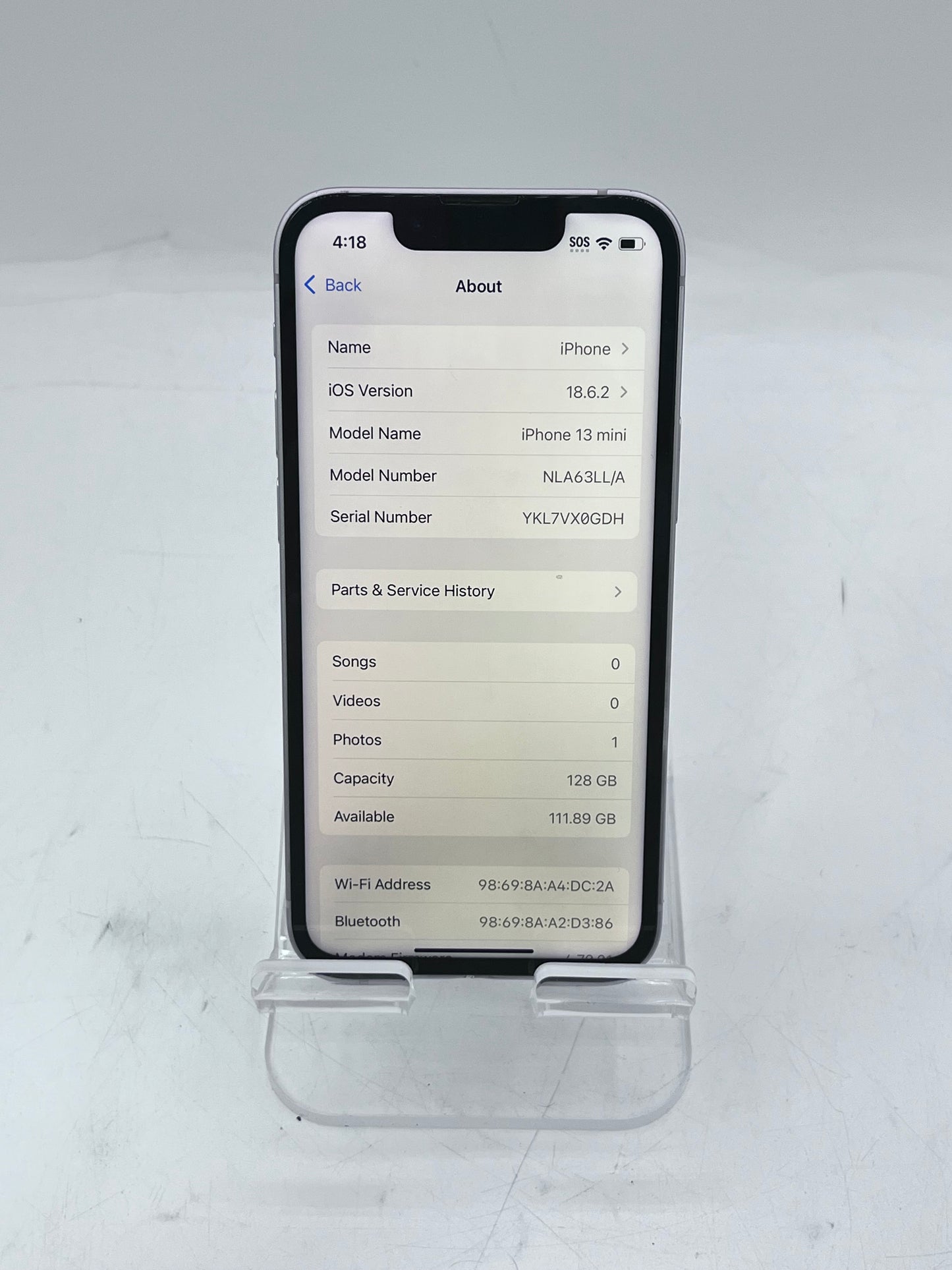 Apple iPhone 13 mini A2481 128GB Pink Unlocked (READ)
