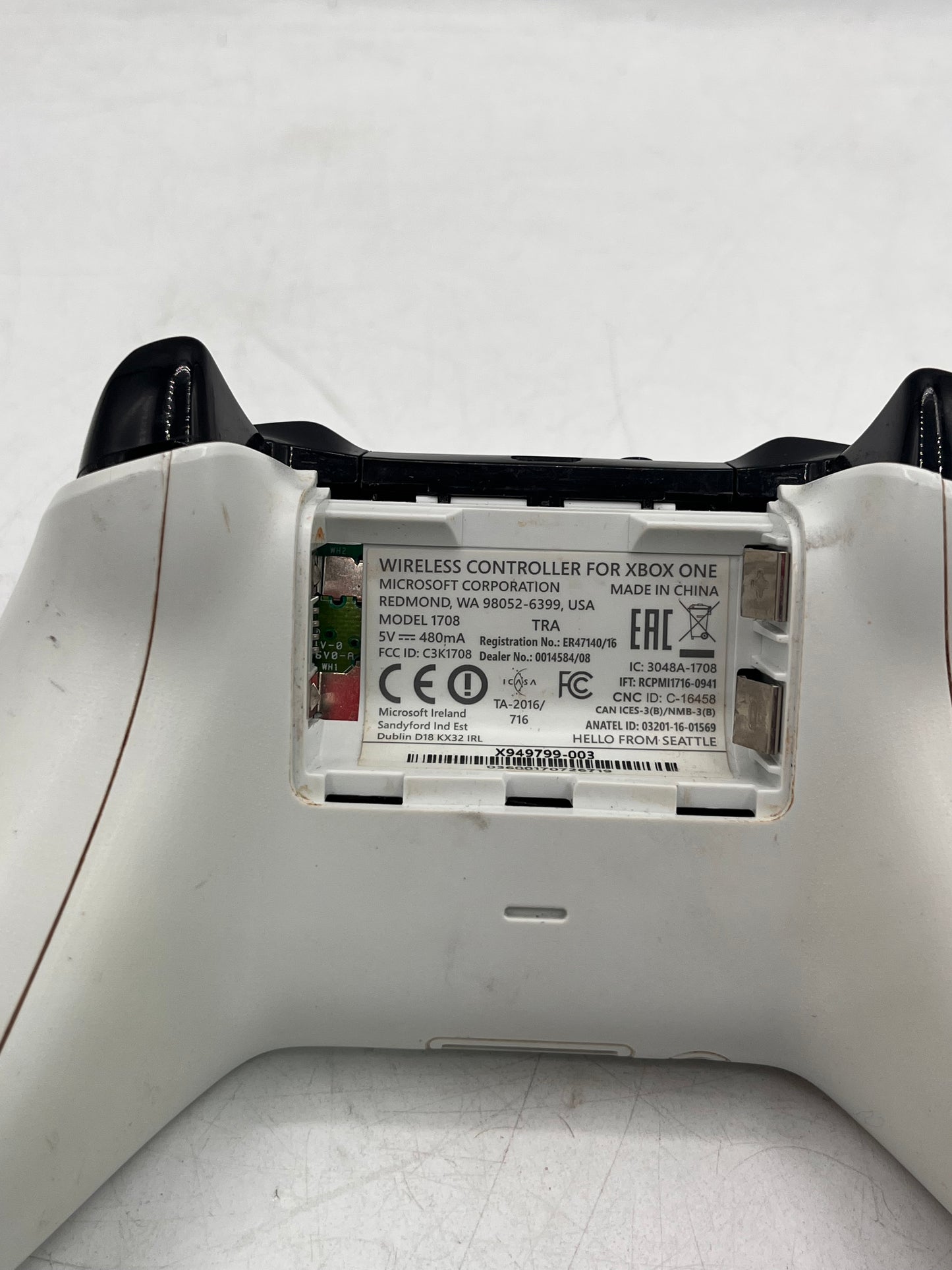 Microsoft Xbox One S (1681) 1TB Console w/ Controller White Tested Free Shipping