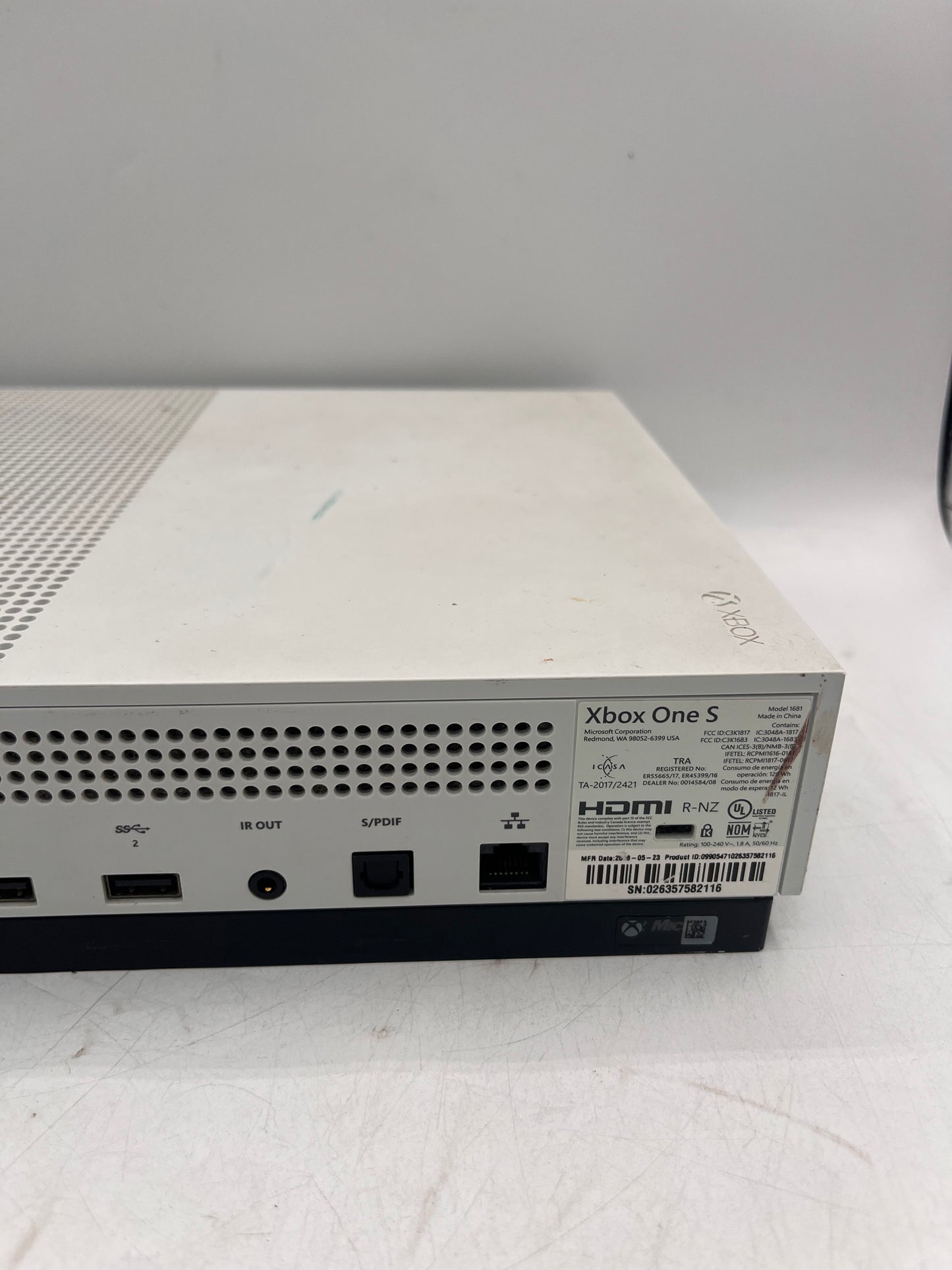Microsoft Xbox One S (1681) 2016 Video Game Console 1TB White