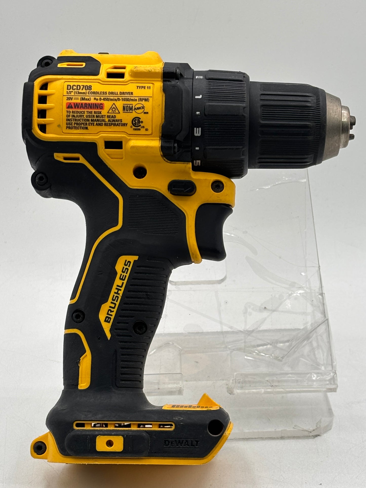 DEWALT DCD708 20V Max 1/2" Cordless Drill Driver Tool Only