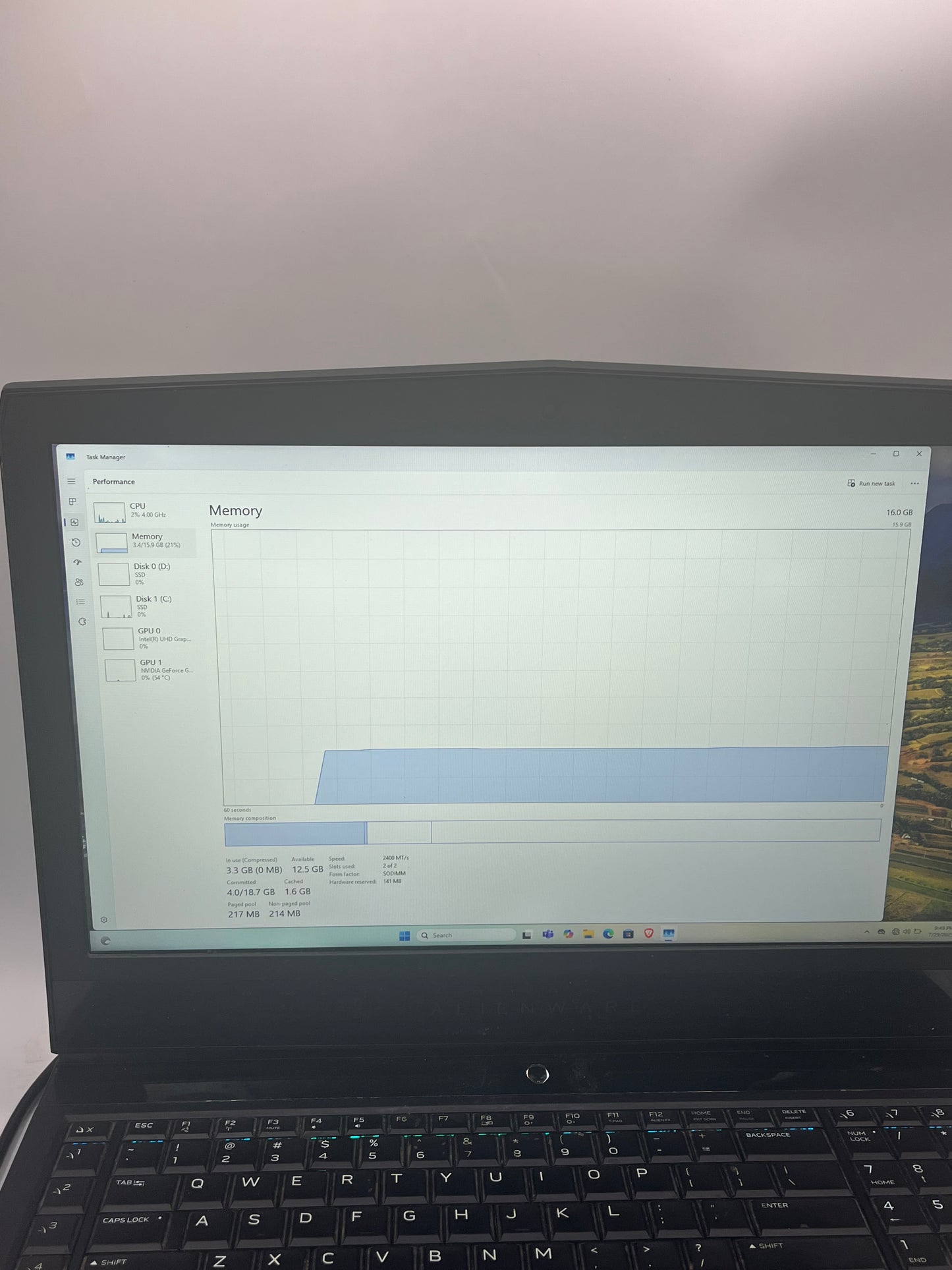 Alienware m17 R4 17" Laptop i7-8750H 16GB RAM 128GB + 256GB SSD GTX 1070 Black