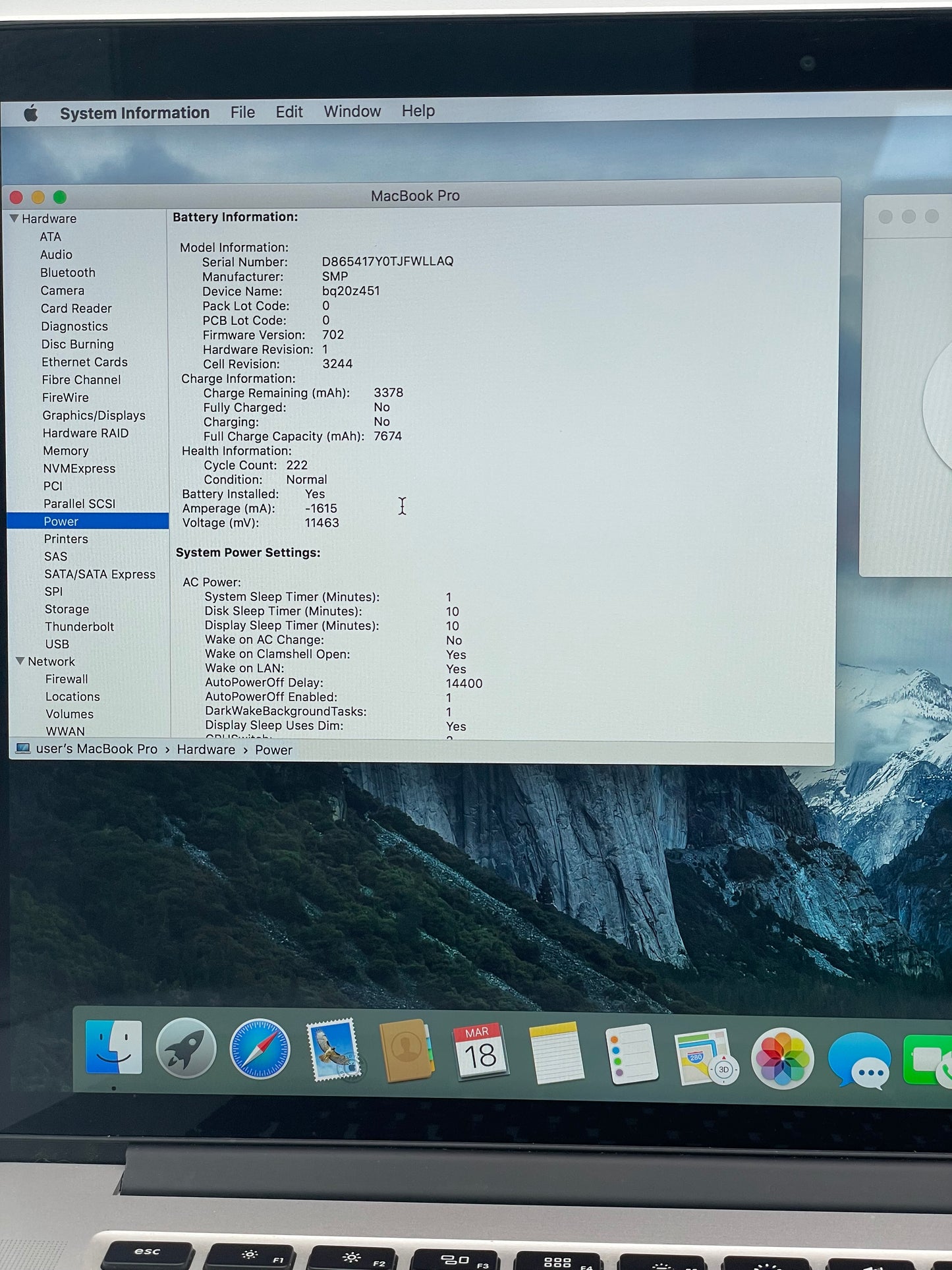 Apple MacBook Pro Retina 15" A1398 2.5G i7 16GB RAM 2GB GPU 256GB SSD Mid 2015