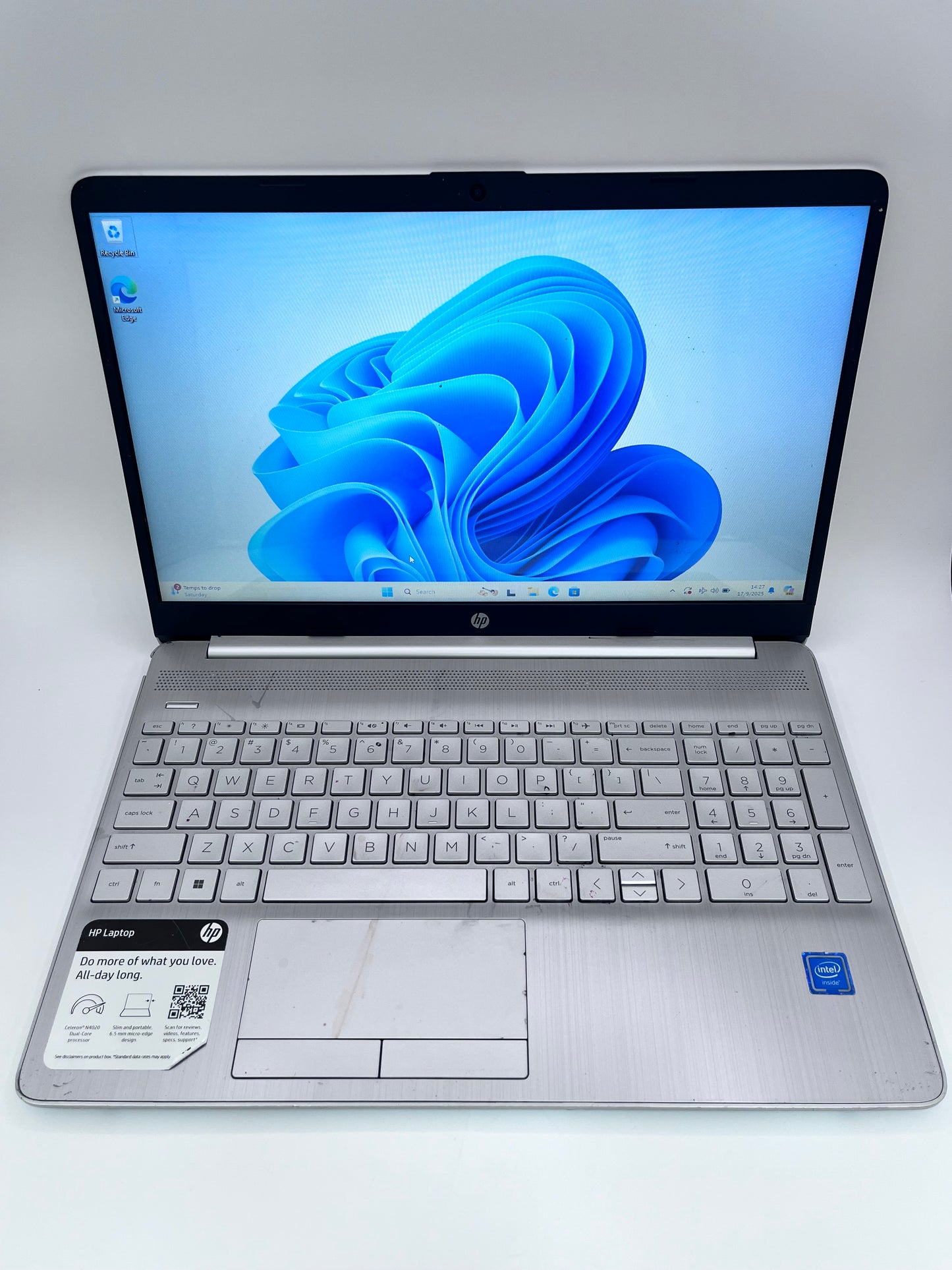 HP 15-dw1032nr Laptop Intel Celeron 1TB  8GB - Silver