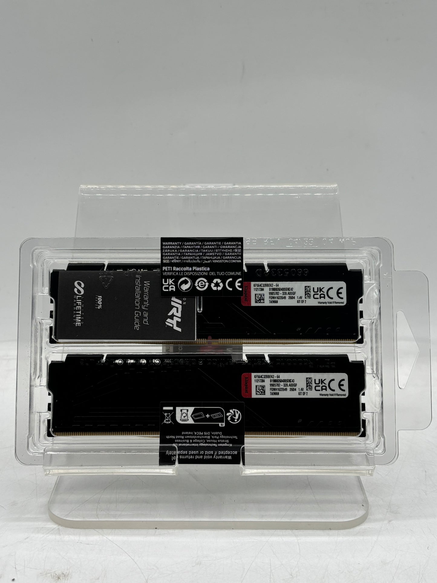 Kingston FURY Beast 64GB (2x32GB) DDR5-6400 CL32 DIMM XMP 3.0