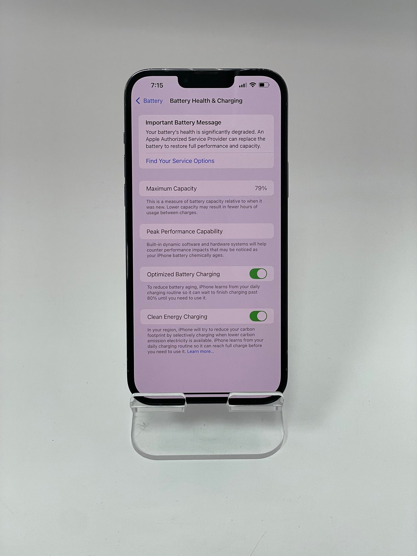 Unlocked Apple iPhone 13 Pro Max 256GB Sierra Blue A2484 MLF93LL/A