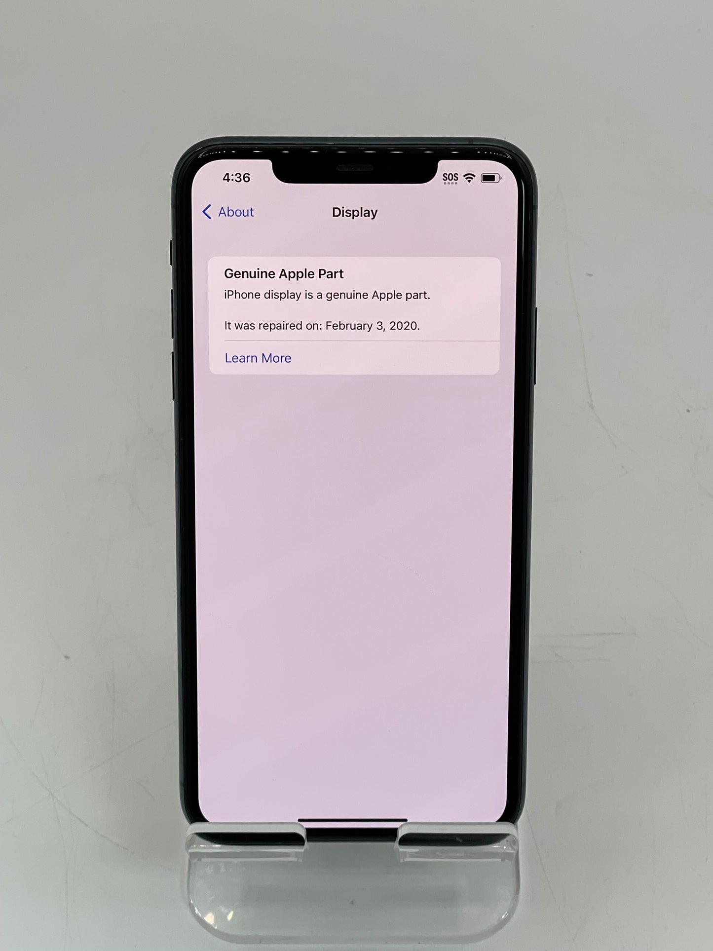 Unlocked Apple iPhone 11 Pro Max 256GB MWG92LL/A A2161 Green 91% Battery