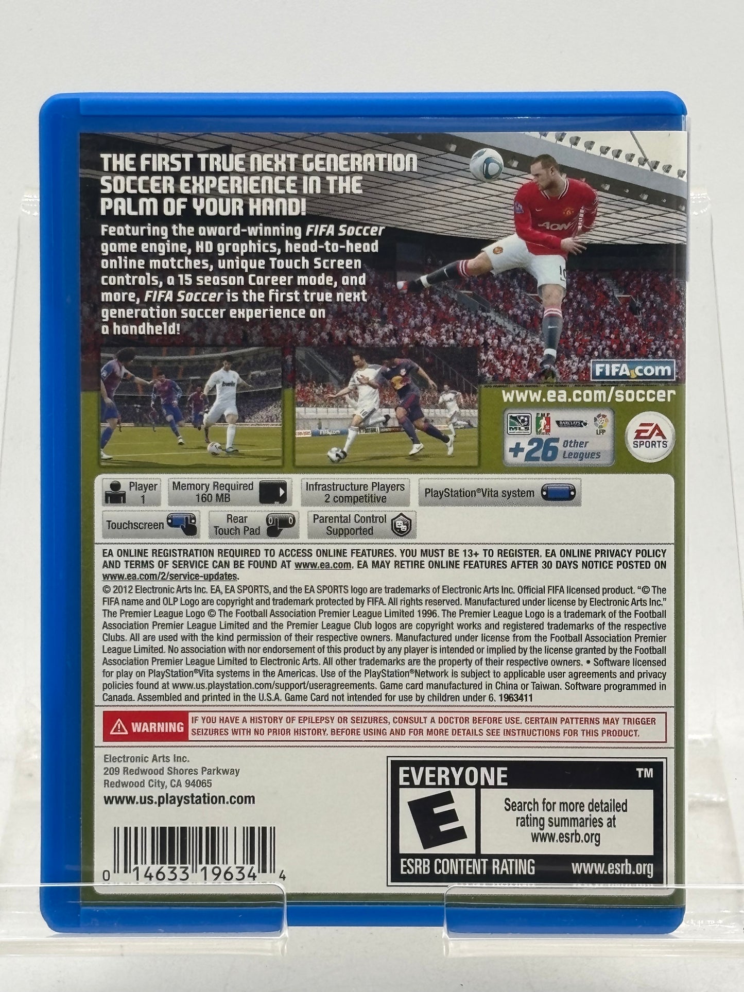 FIFA Soccer 12 PlayStation Vita PSVITA - Used With Box