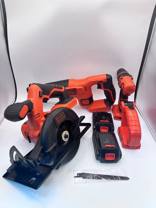 Black and Decker BLACK+DECKER D4KITCDCRL 20V MAX 4-Tool Lithium Cordless Combo