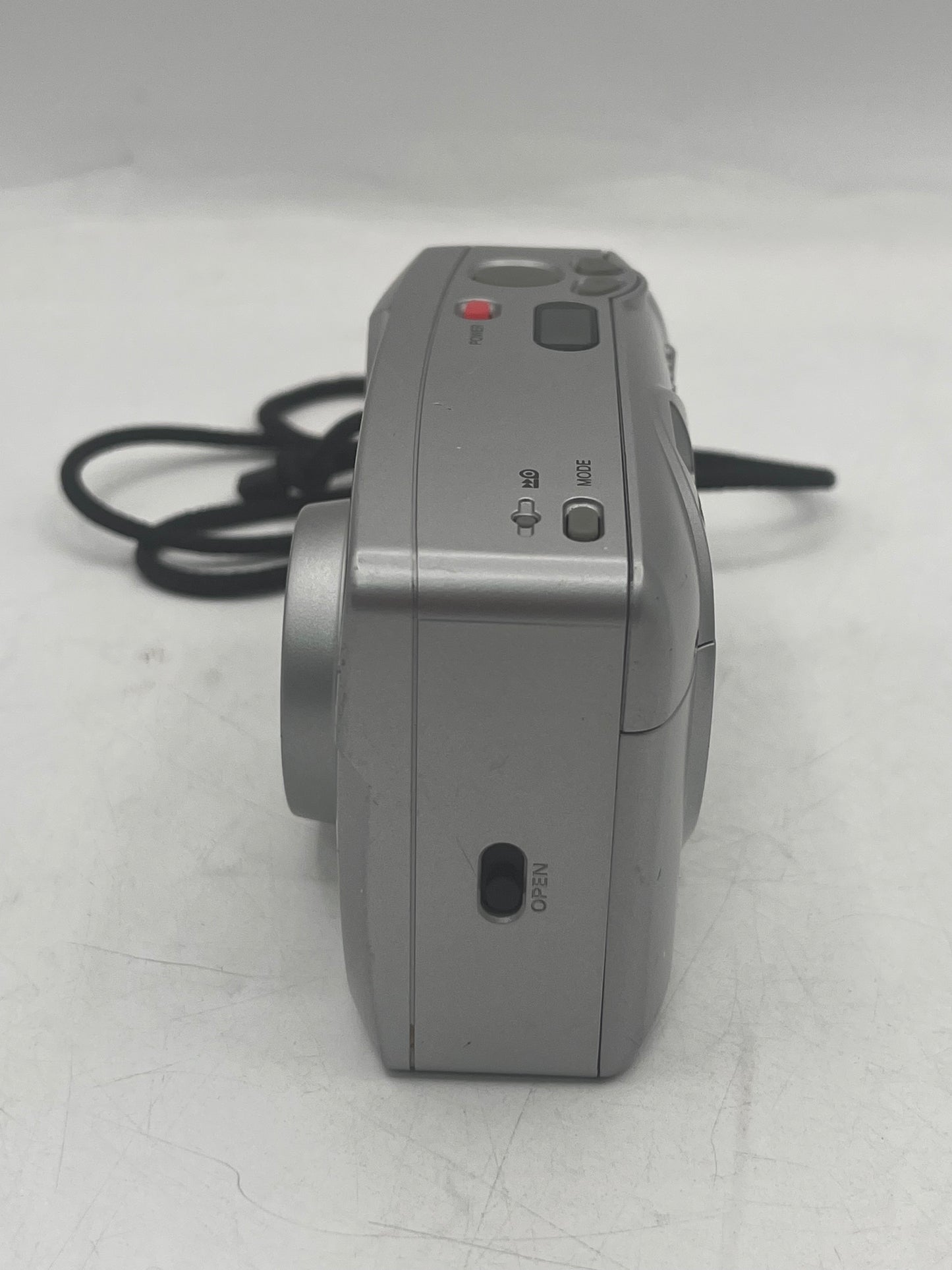 PENTAX IQZoom 115M 35mm Point & Shoot Film Camera Silver Tested Works
