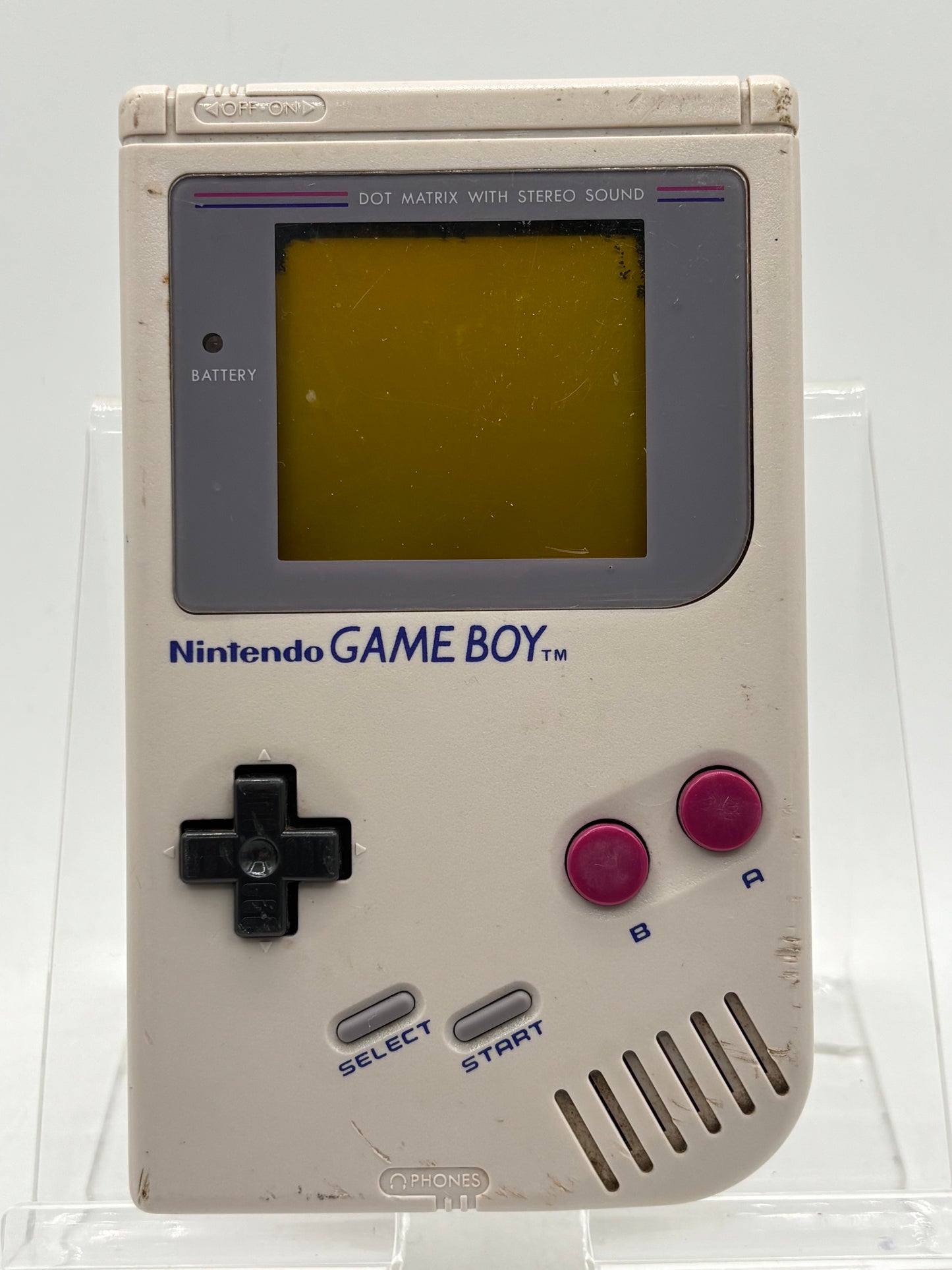 Nintendo Game Boy Gray Original DMG-01, PARTS ONLY (FREE SHIPPING)