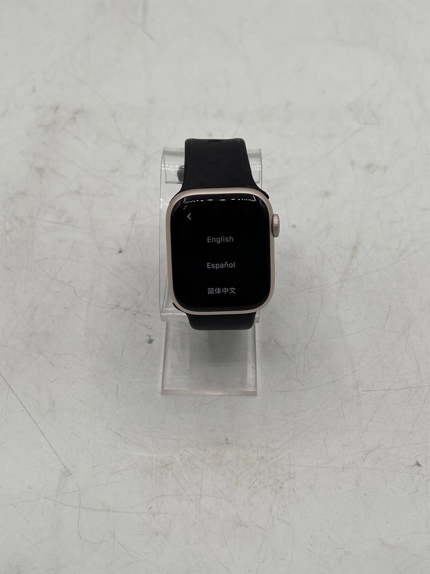 Apple Watch Series 9 Cellular A2982 (2023) 41mm GPS + Cellular Smart Watch - Black Aluminum Starlight