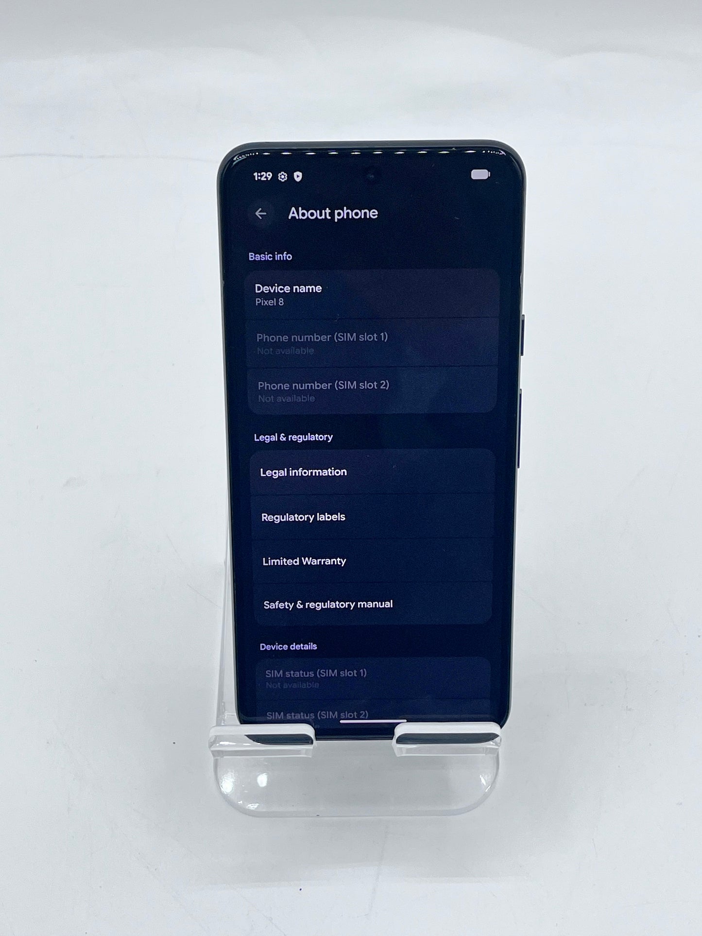 Unlocked Google Pixel 8 128GB 8 GB - Space Gray
