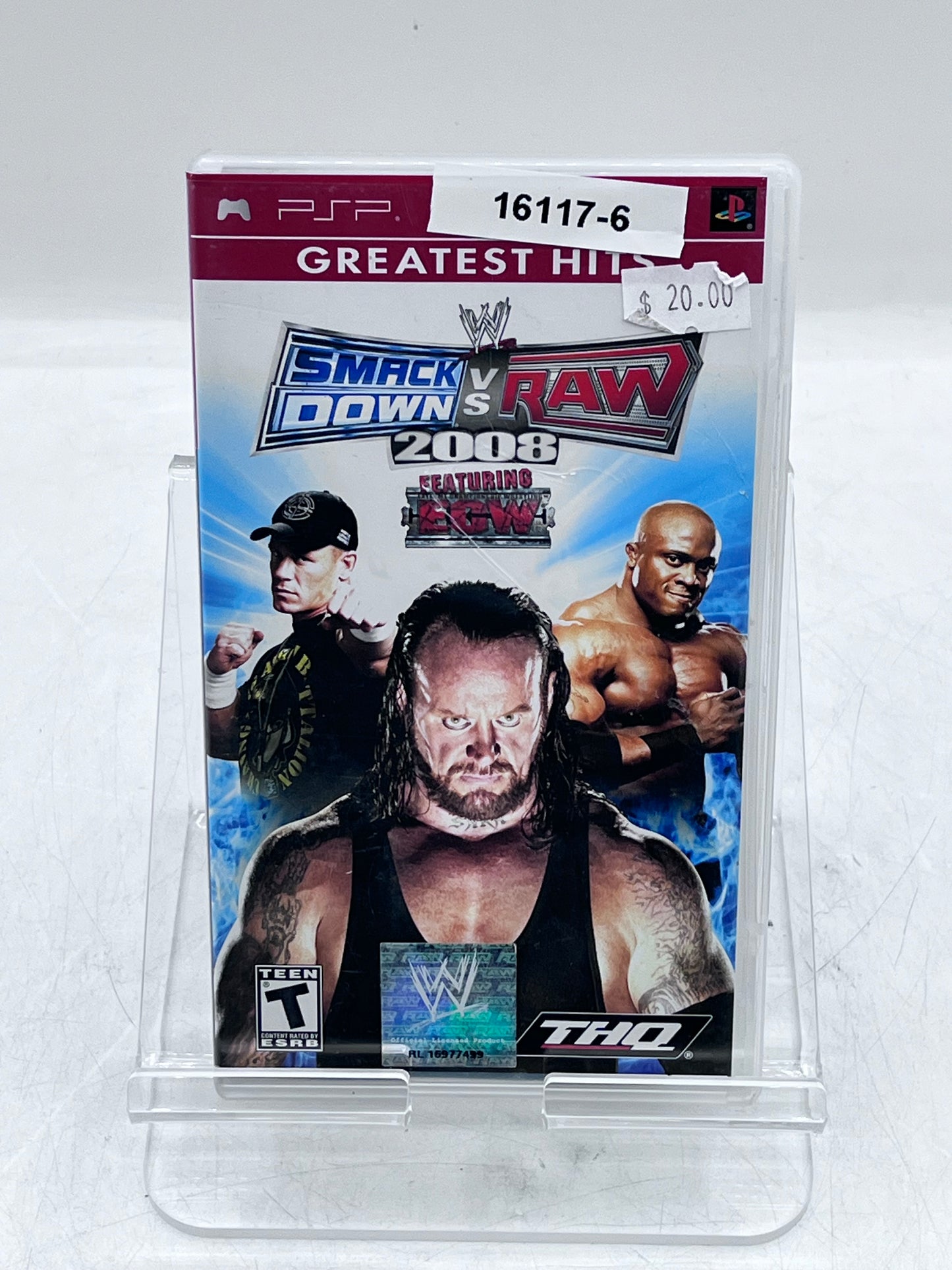 PSP WWE Smackdown vs. Raw 2008 - PSP Video Game - Free Shipping