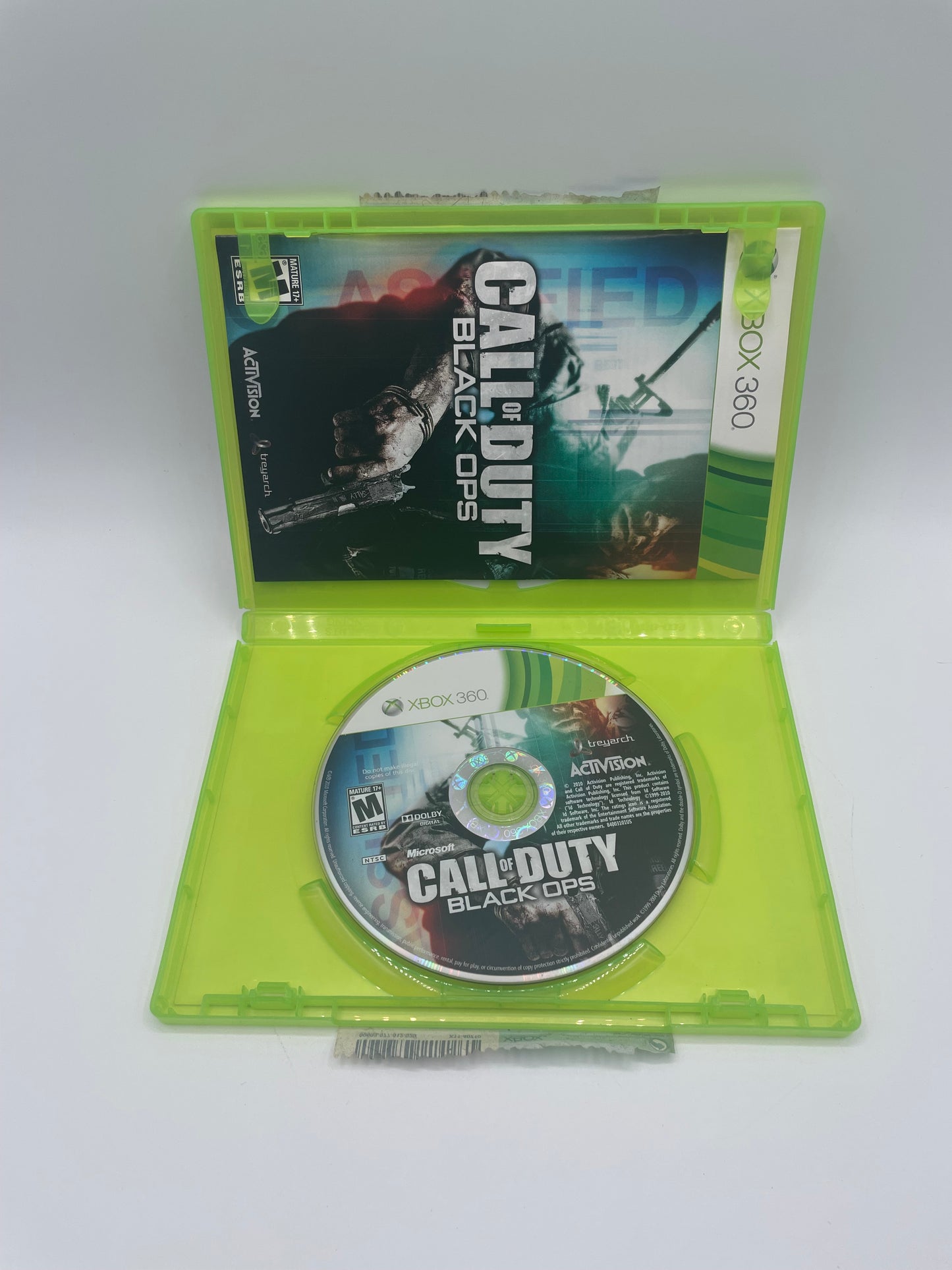 Xbox 360 Call of Duty Black Ops Game - Complete with Box & Tested