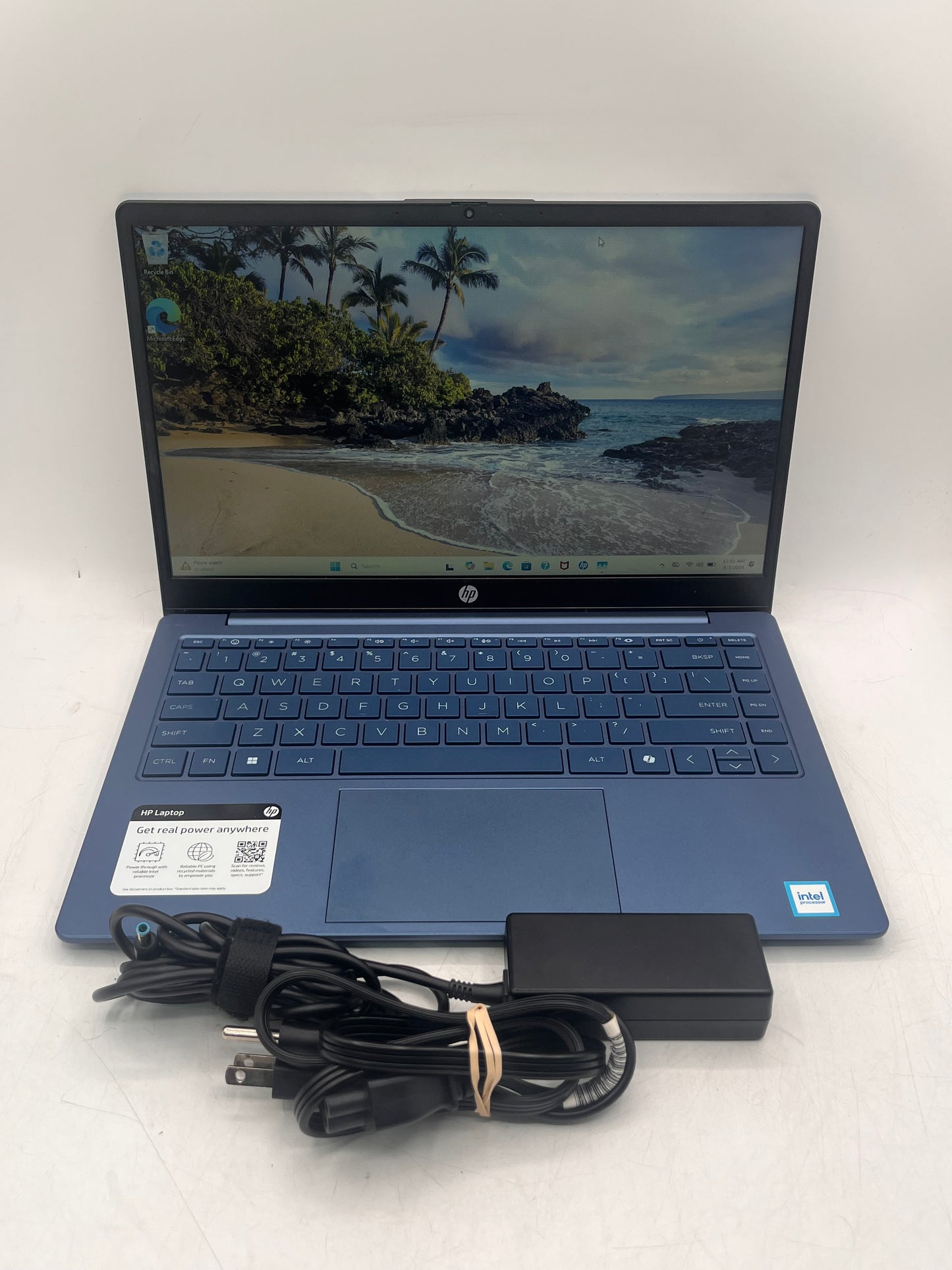 HP 14-ep2012wm 14-inch Laptop Intel Celeron 4GB RAM 128GB Blue