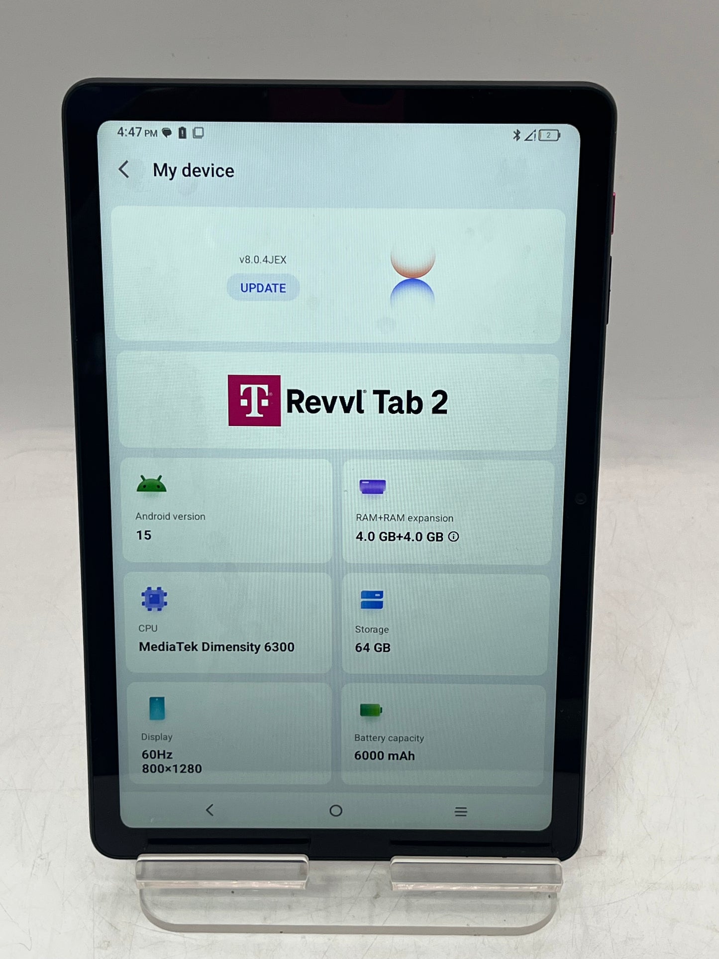 T-Mobile Revel Revvl Tab 2 5G 64GB Wi-Fi Only Tablet - Black