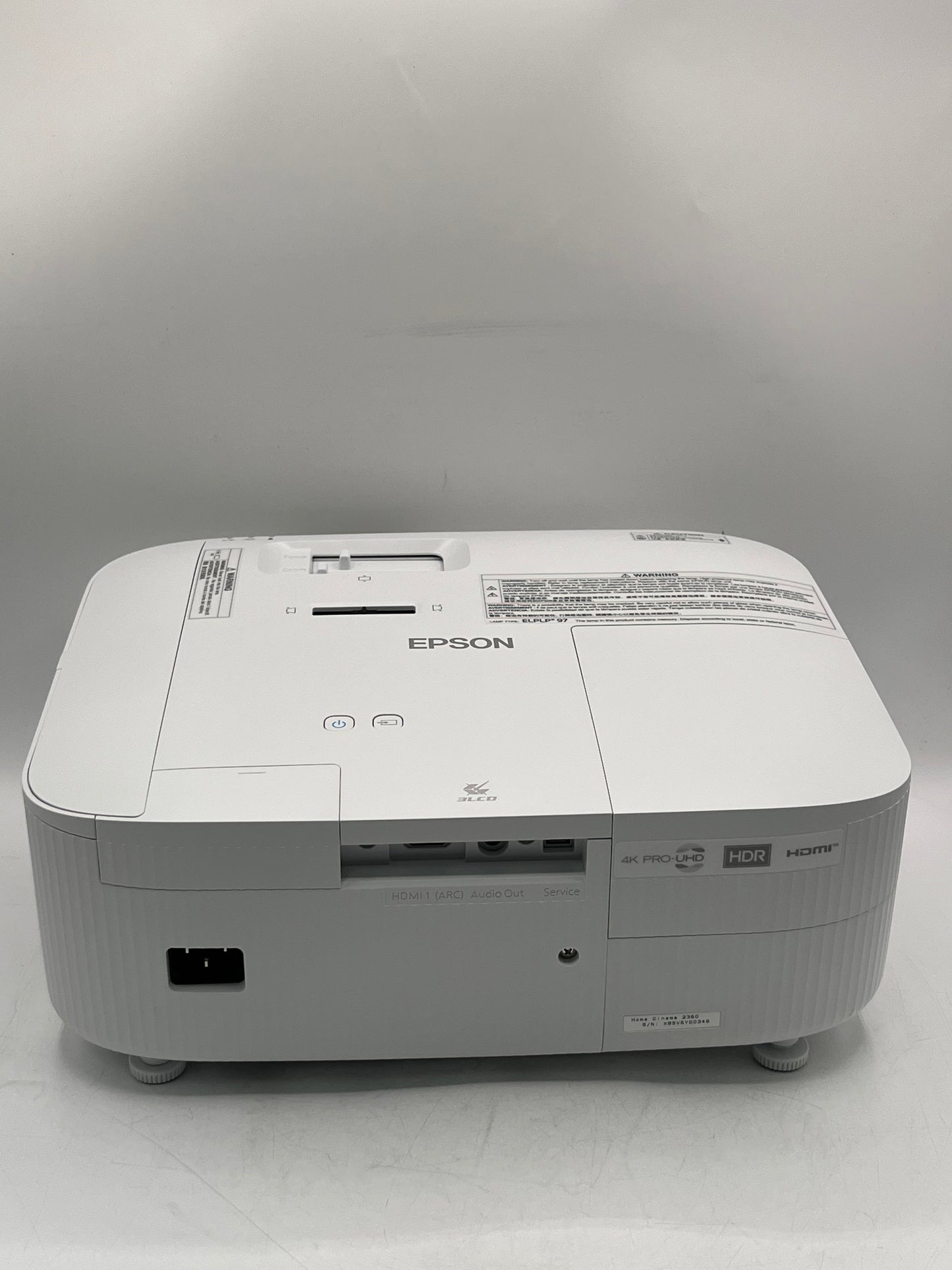 Epson Home Cinema 2250 Projector - White Tested Free Shipping