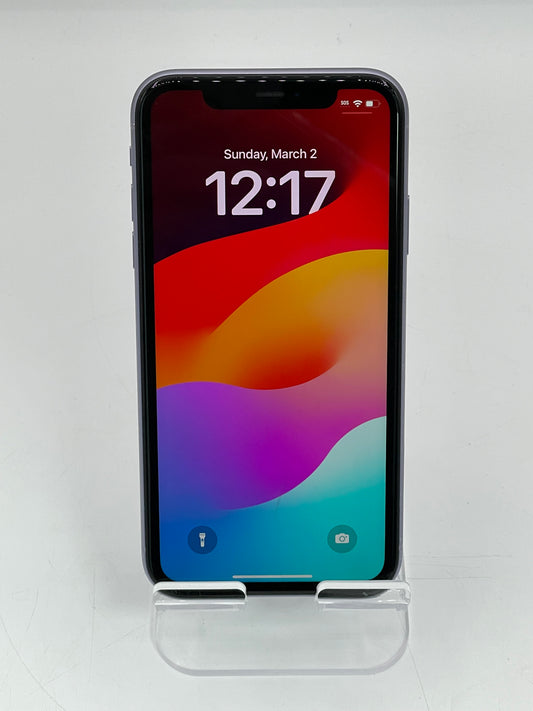 Unlocked Apple iPhone 11 64GB A2111 MWLA2LL/A Purple Free Shipping