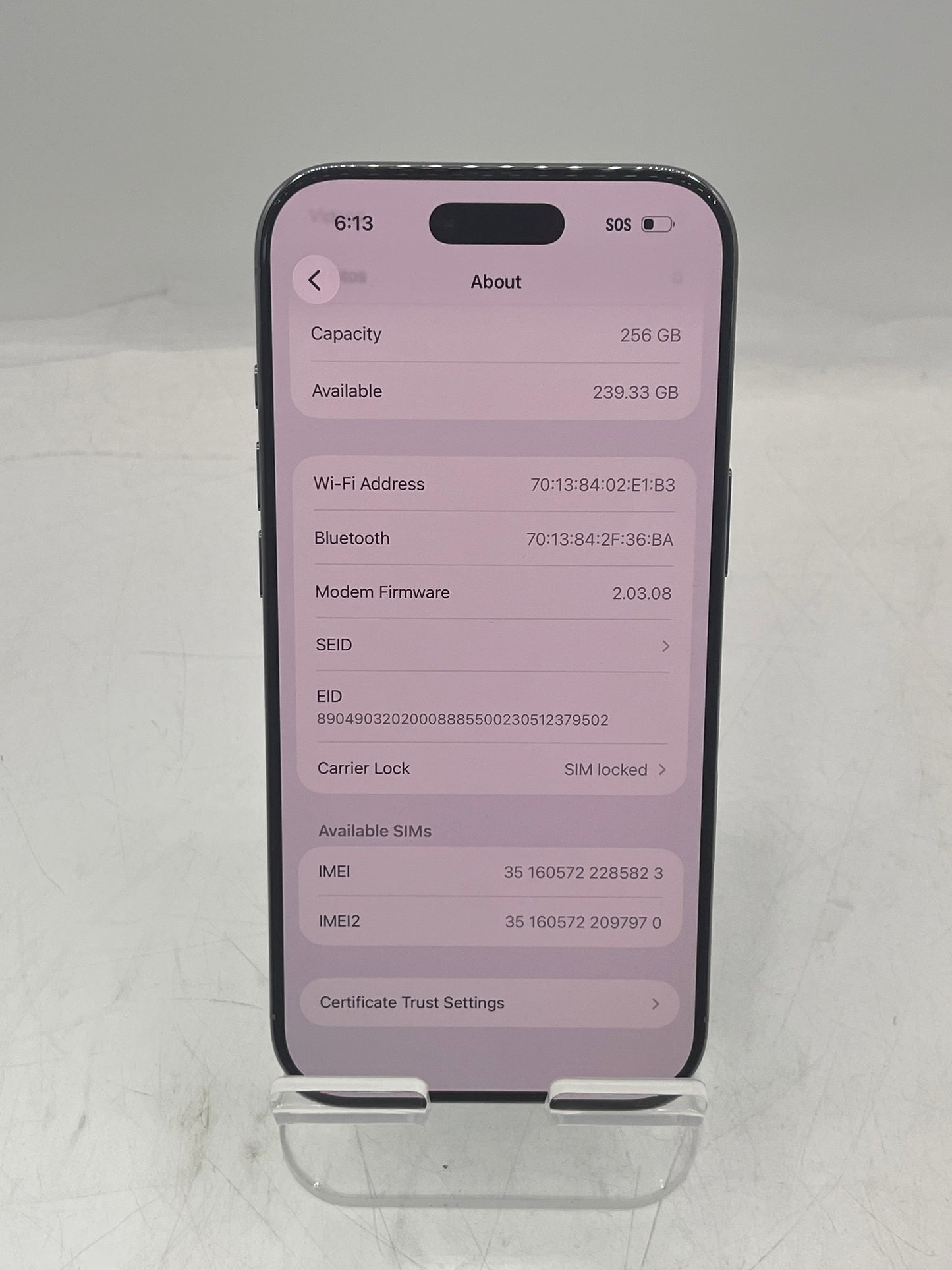 T-Mobile Apple iPhone 17 Air MG1D4LL/A A3260 256GB -  SKY BLUE