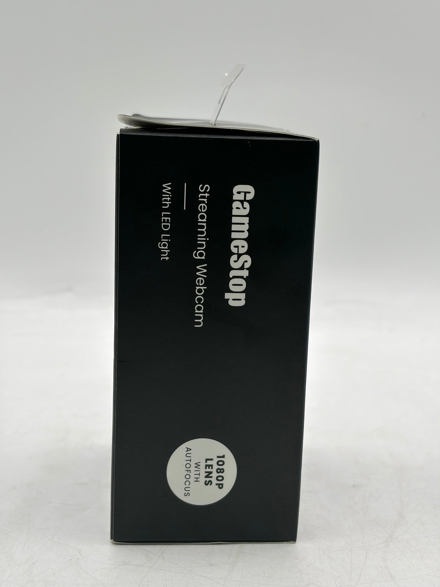 GameStop Streaming Webcam w/ LED Light 1080p Autofocus Black