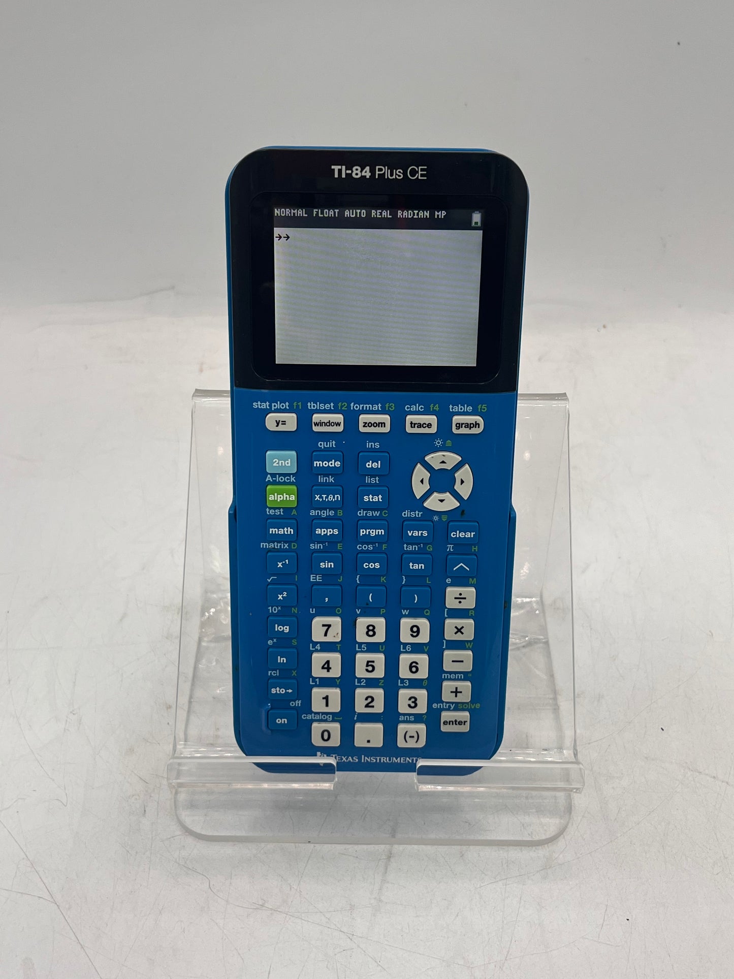 Texas Instruments TI-84 Plus CE Graphing Calculator - Blue