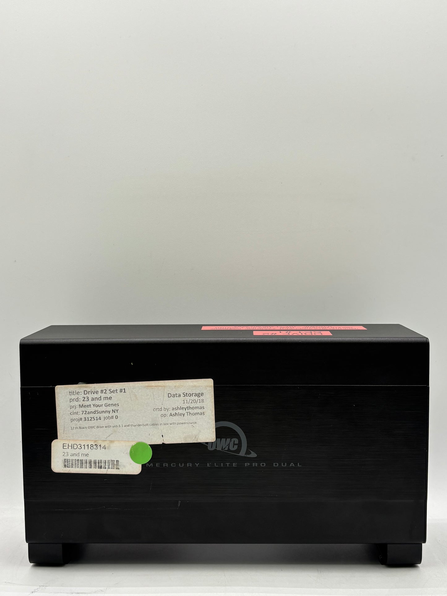 OWC Mercury Elite Pro Dual 2-Bay RAID Storage Enclosure  12TB HDD, Black (FREE SHIPPING)