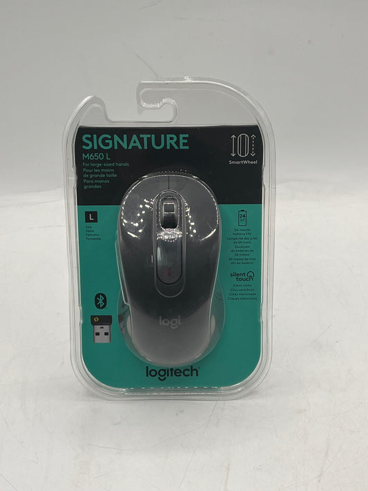 Logitech M650L Wireless Mouse - Black