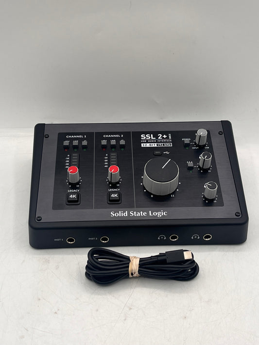 AIYAMA Solid State Logic SSL 2+ USB Audio Interface 2-In/4-Out 24-Bit/192kHz