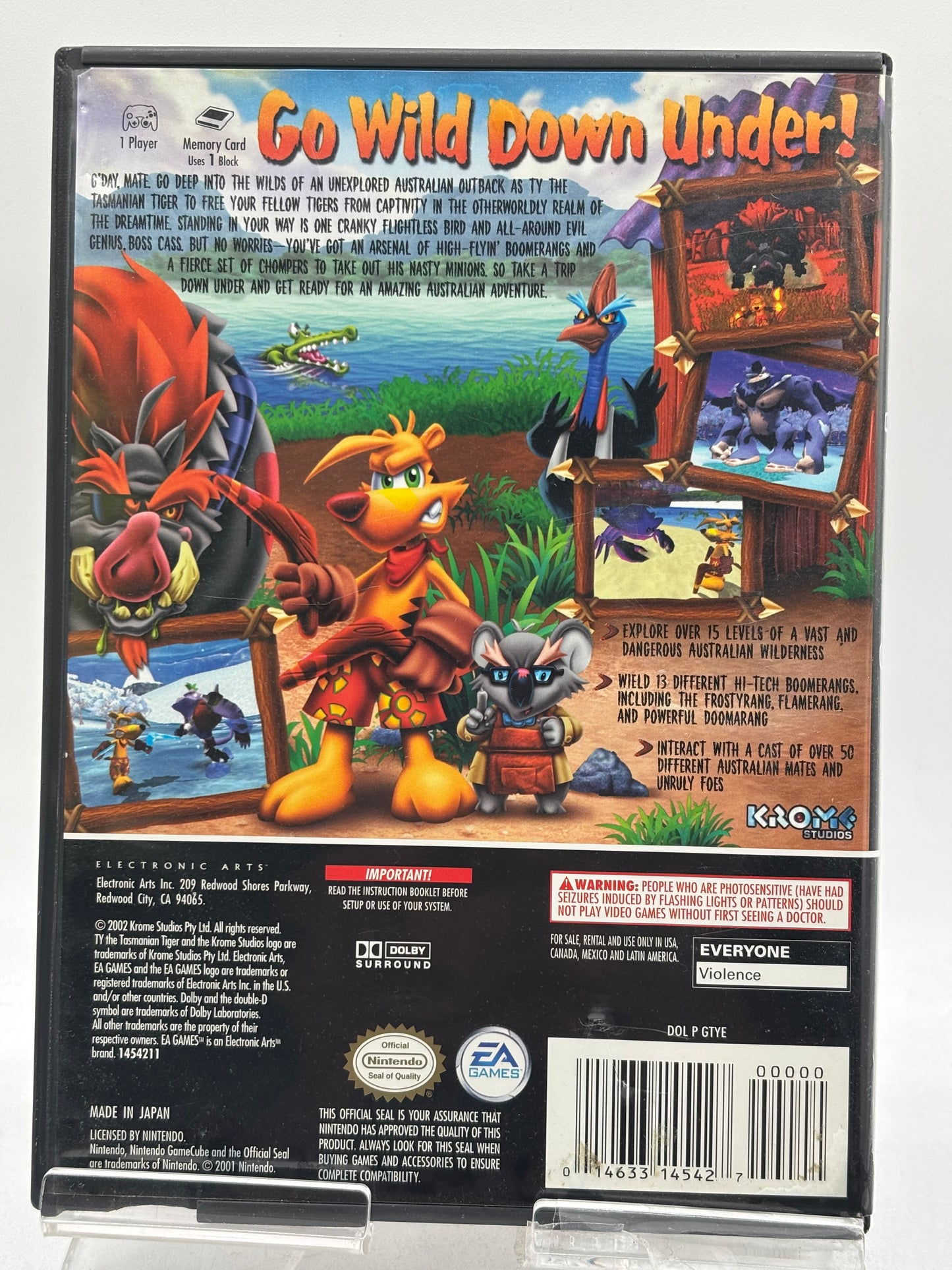 Ty the Tasmanian Tiger--Nintendo GameCube