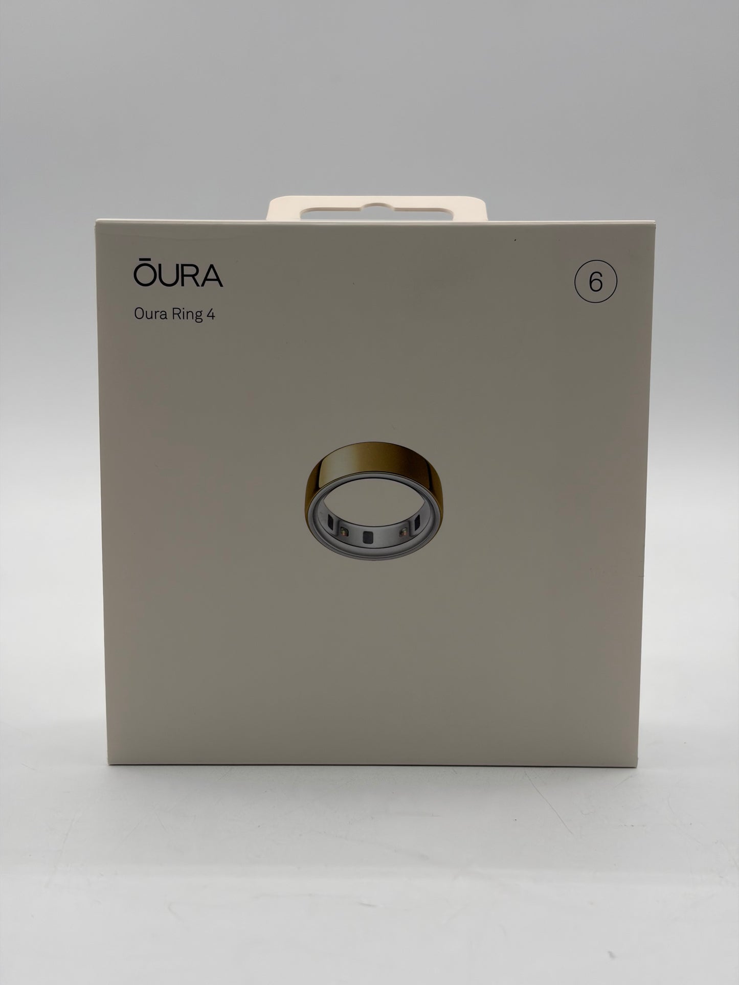 Oura Ring 4 Smart Activity Tracker - Size 6 - (JZ90-54216-06) - Gold