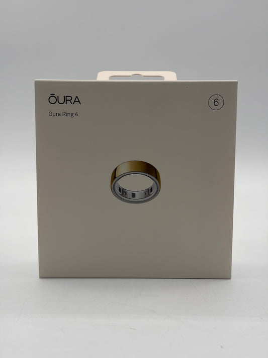 Oura Ring 4 Smart Activity Tracker - Size 6 - (JZ90-54216-06) - Gold