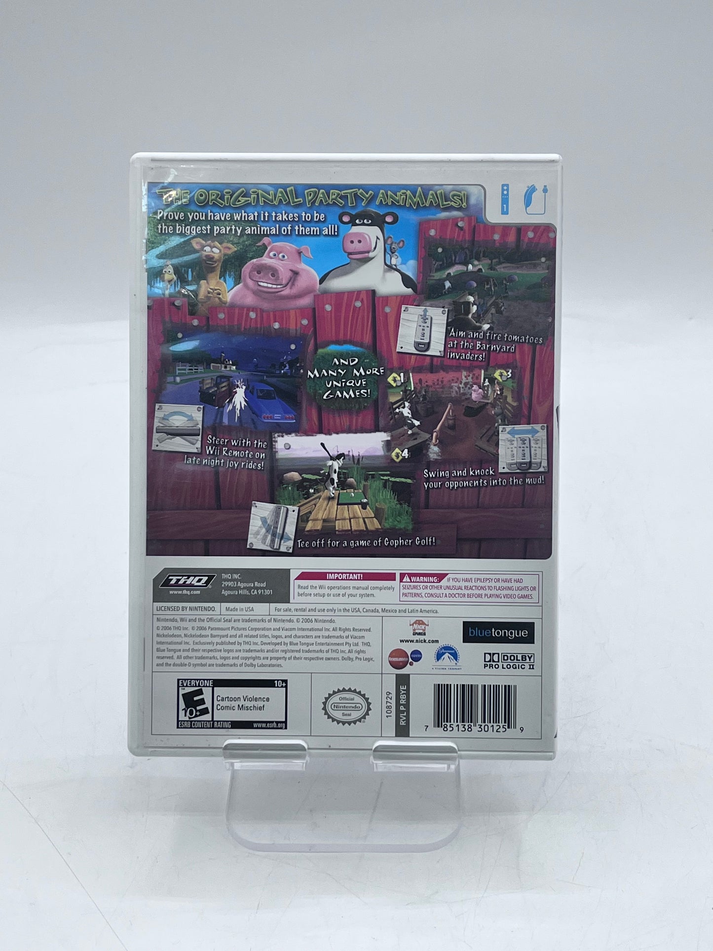 Nintendo Wii Barnyard Video Game